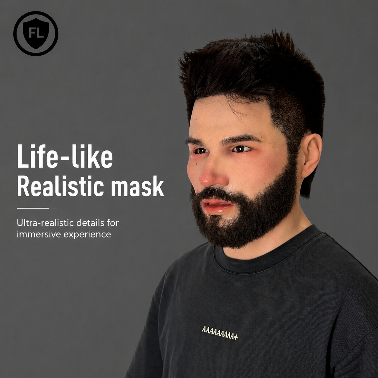 professional full head silicone mask for theater