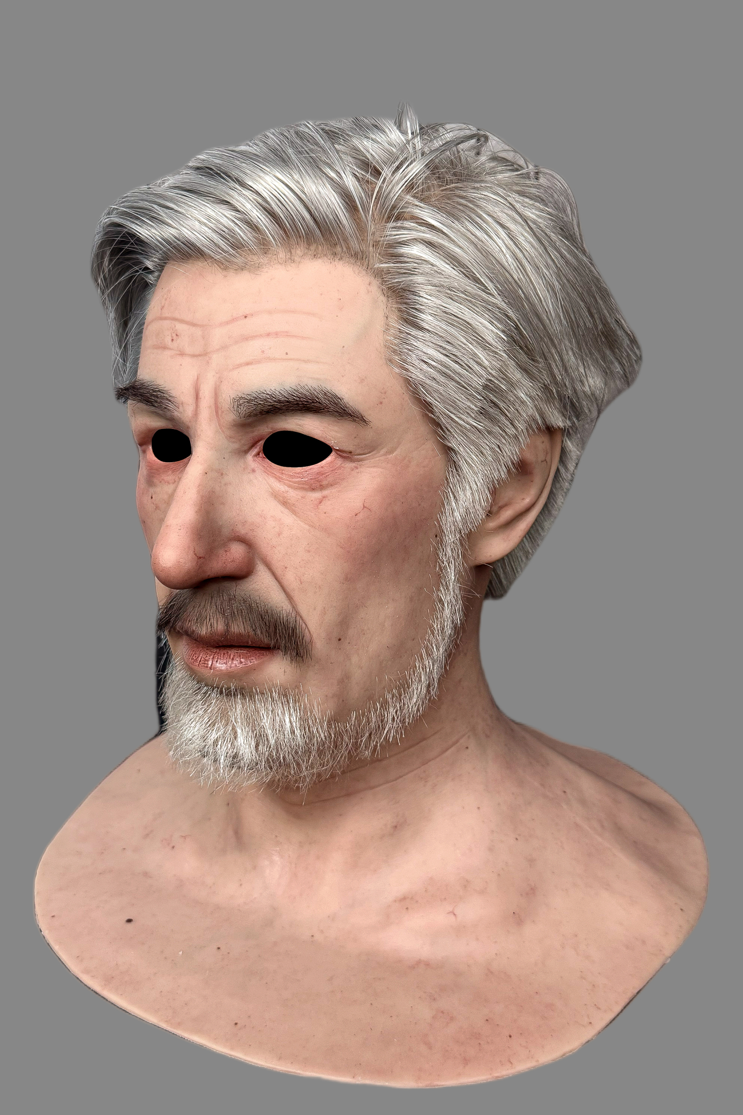 Babylon Realistic Silicone Mask – Full Head Male Face Cover for Cosplay