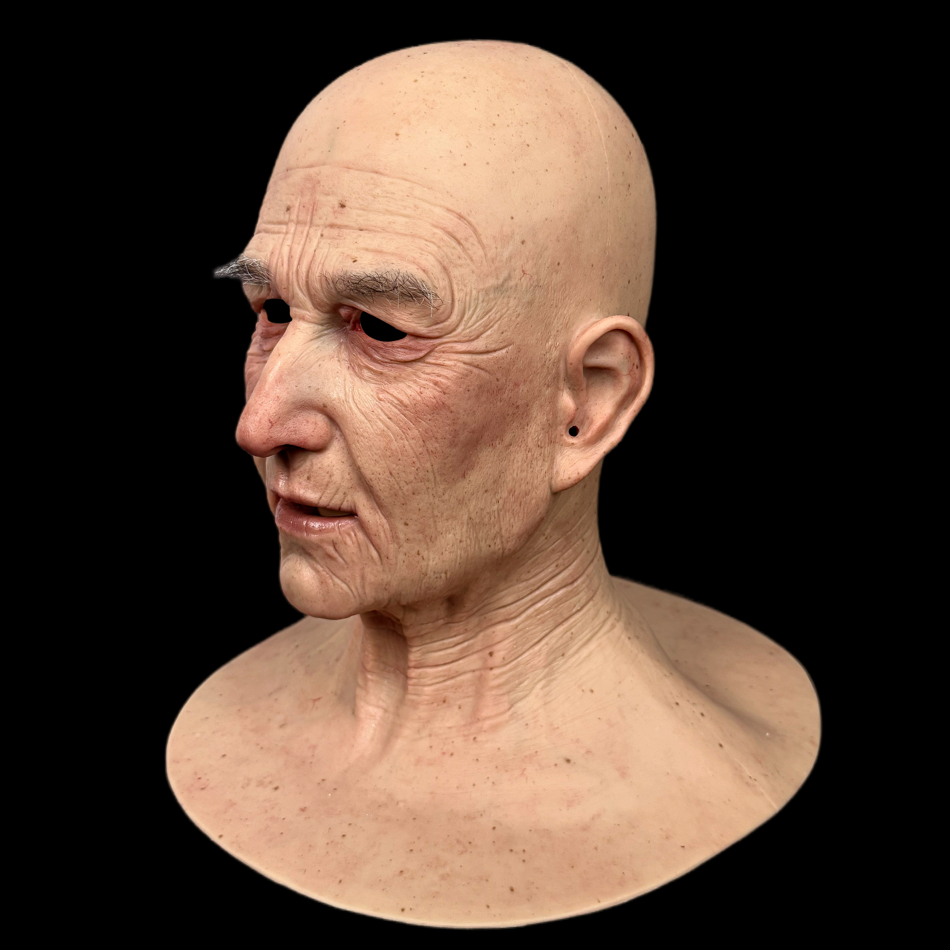 Abby Ultra-Realistic Silicone Mask – Detailed Male Facial Features for Cosplay and Costume Parties