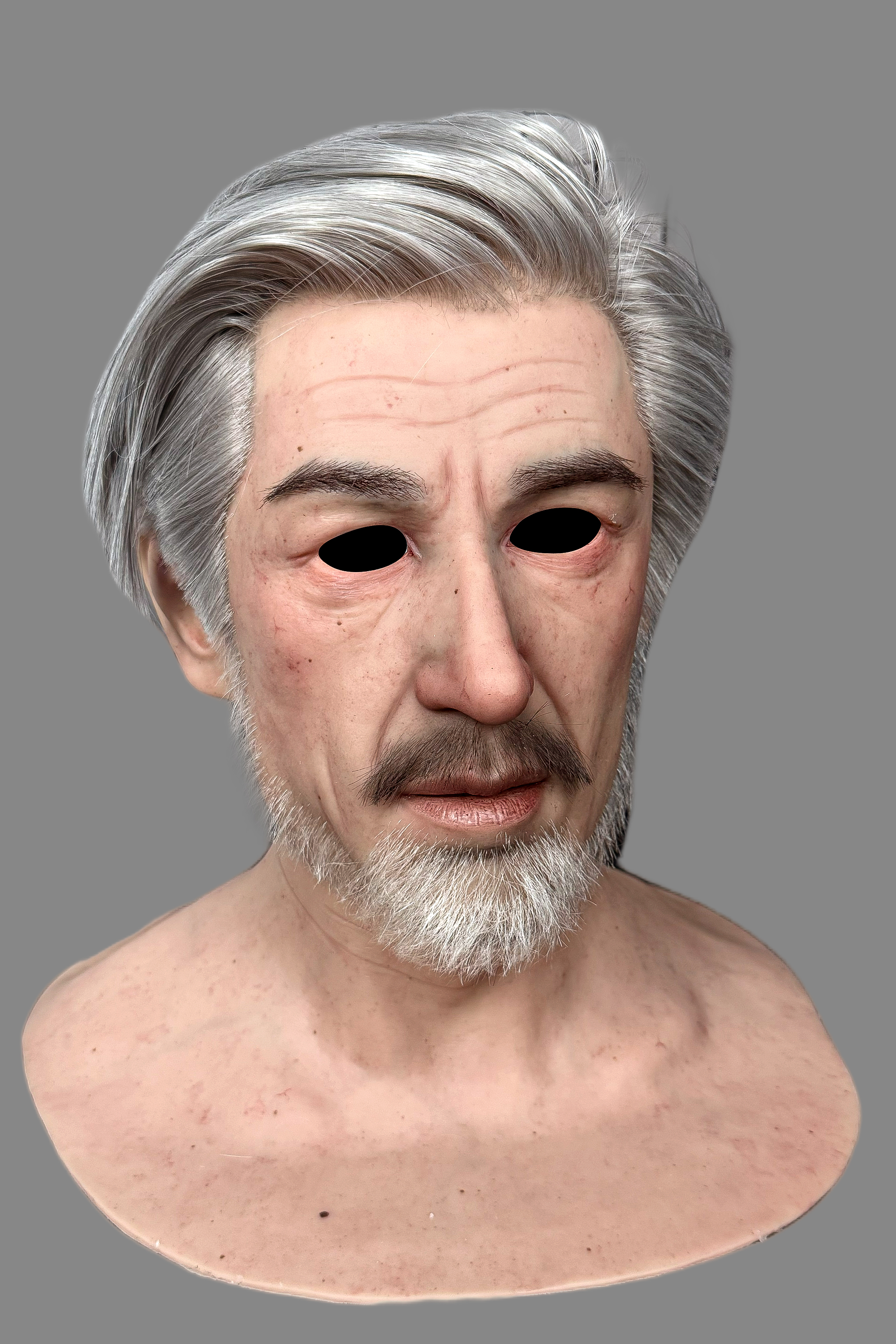 Babylon Realistic Silicone Mask – Full Head Male Face Cover for Cosplay