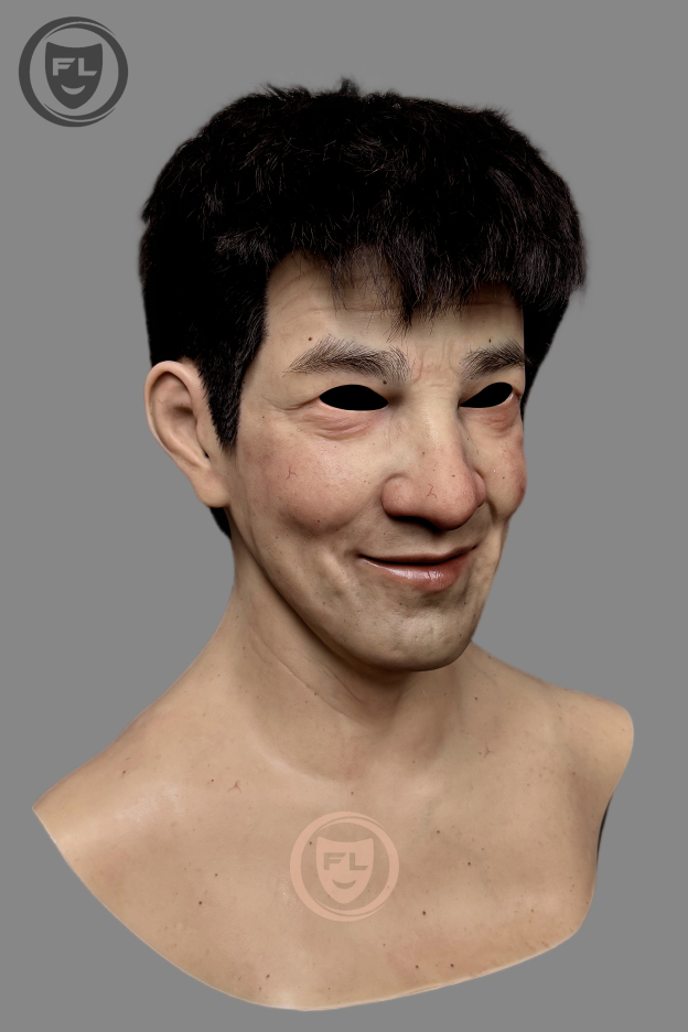 Kabu male silicone mask side profile
