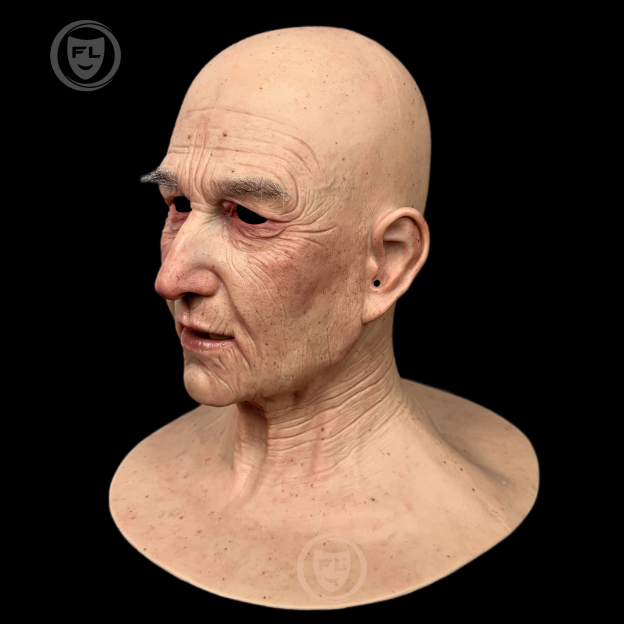 Professional Halloween elderly disguise mask