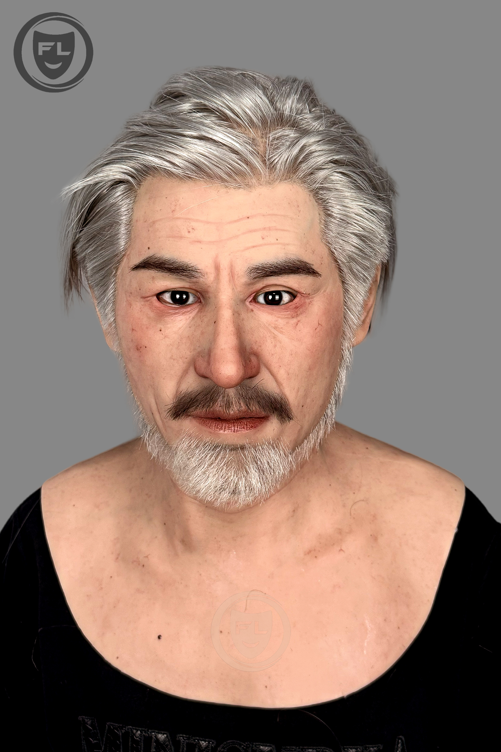 Babylon Ultra Realistic Silicone Mask – Full Head Male Cosplay & Halloween Prop