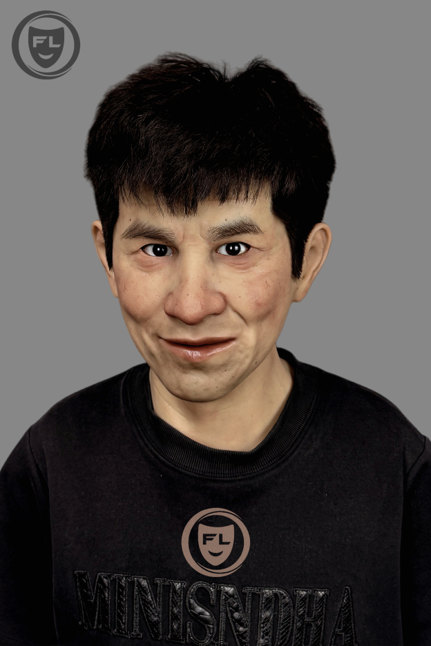 Male disguise silicone mask realistic look