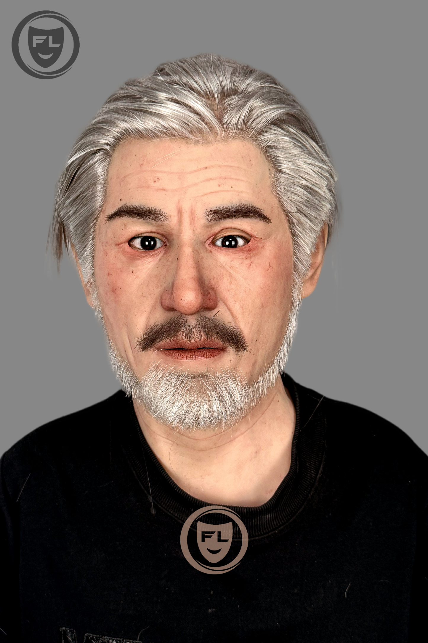 Babylon Ultra Realistic Silicone Mask – Full Head Male Cosplay & Halloween Prop