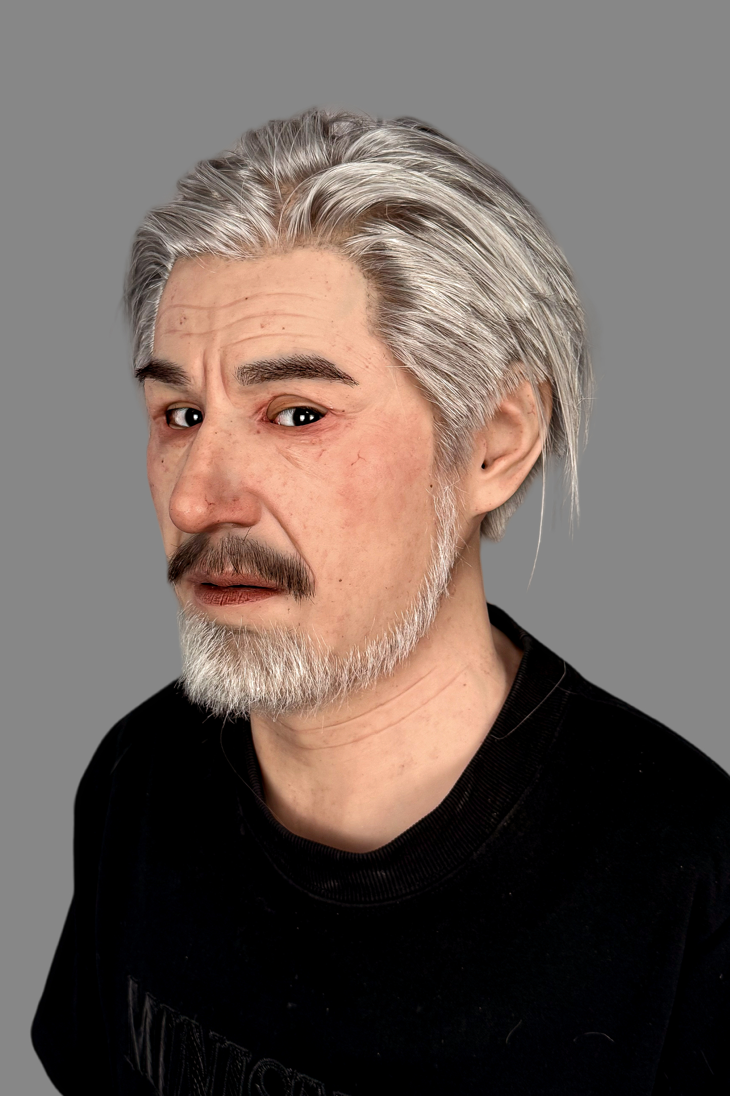 Babylon Realistic Silicone Mask – Full Head Male Face Cover for Cosplay