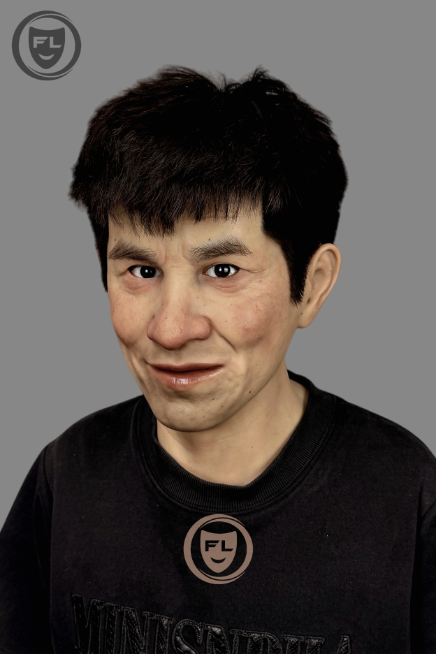 Male disguise silicone mask realistic look
