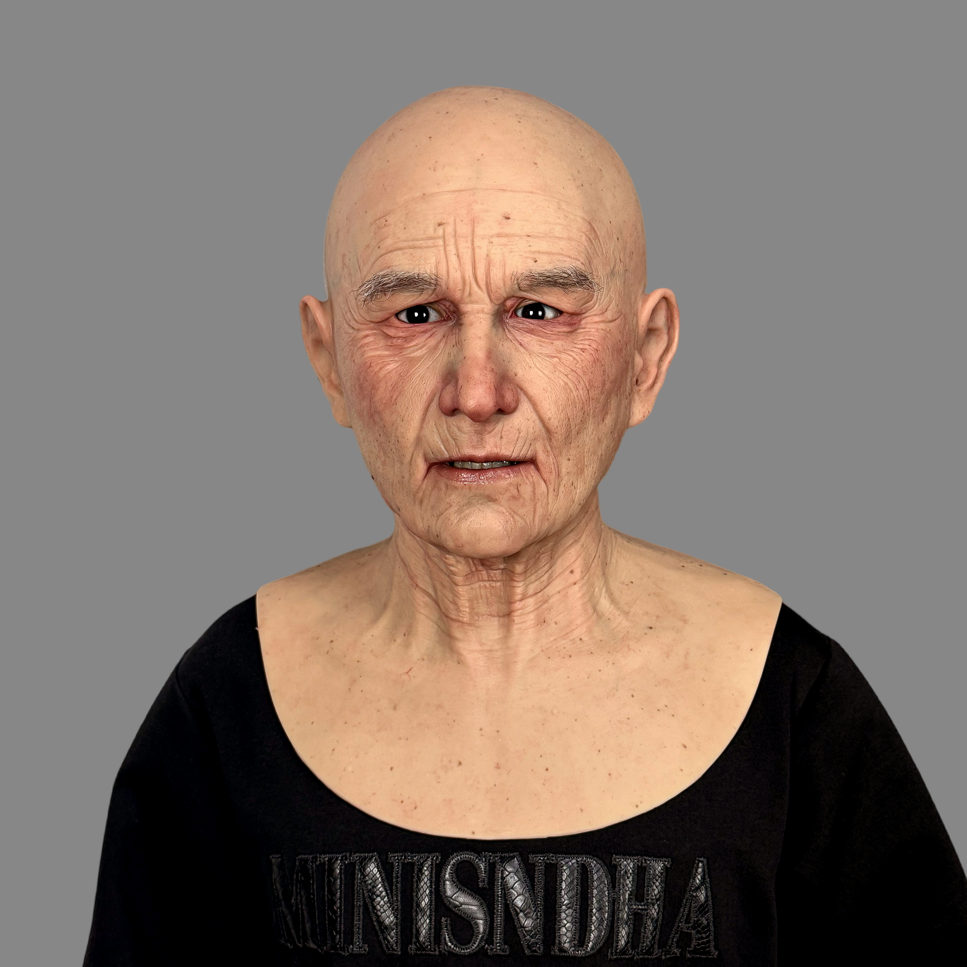 Abby Ultra-Realistic Silicone Mask – Detailed Male Facial Features for Cosplay and Costume Parties