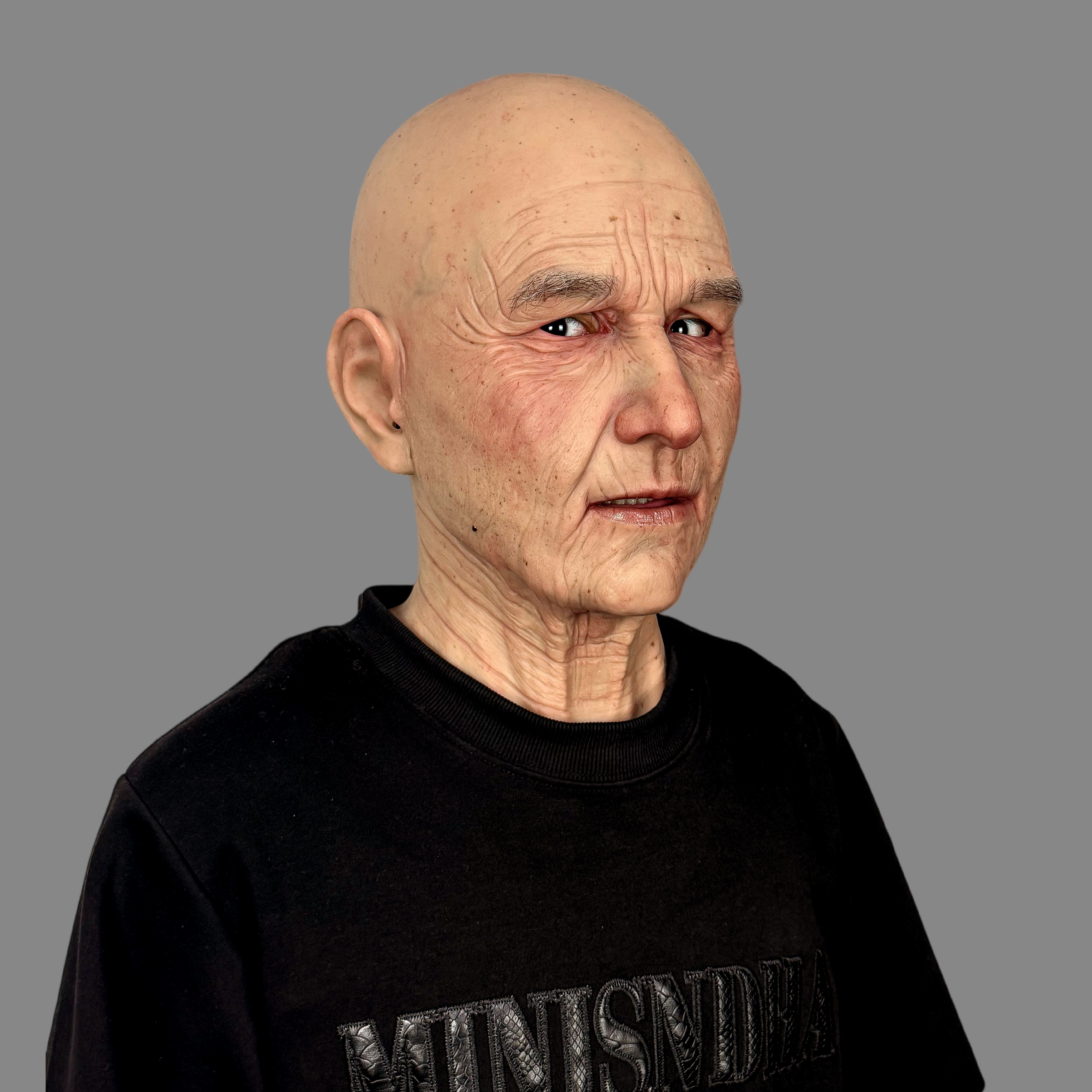 Abby Ultra-Realistic Silicone Mask – Detailed Male Facial Features for Cosplay and Costume Parties