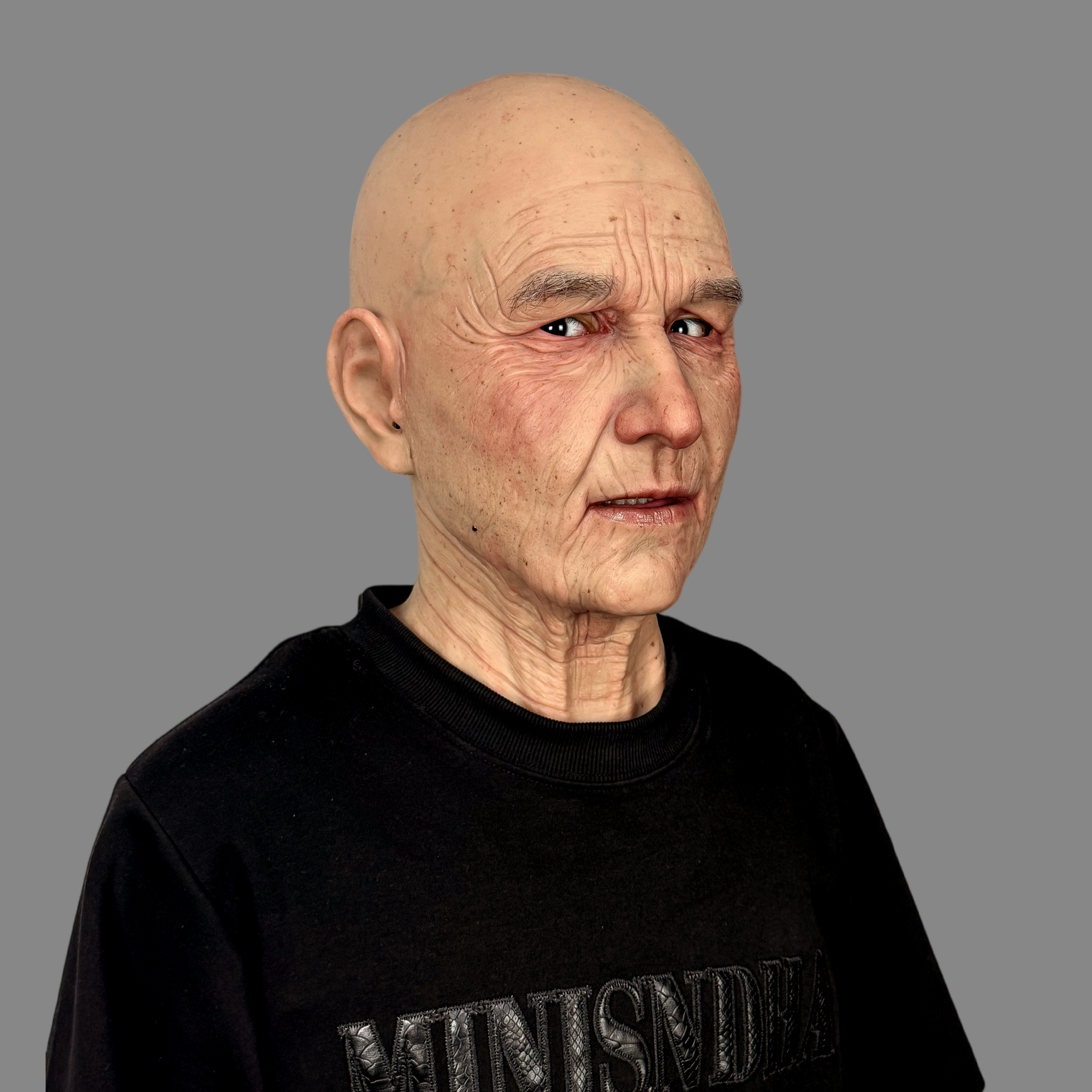 Abby Ultra-Realistic Silicone Mask – Detailed Male Facial Features for Cosplay and Costume Parties