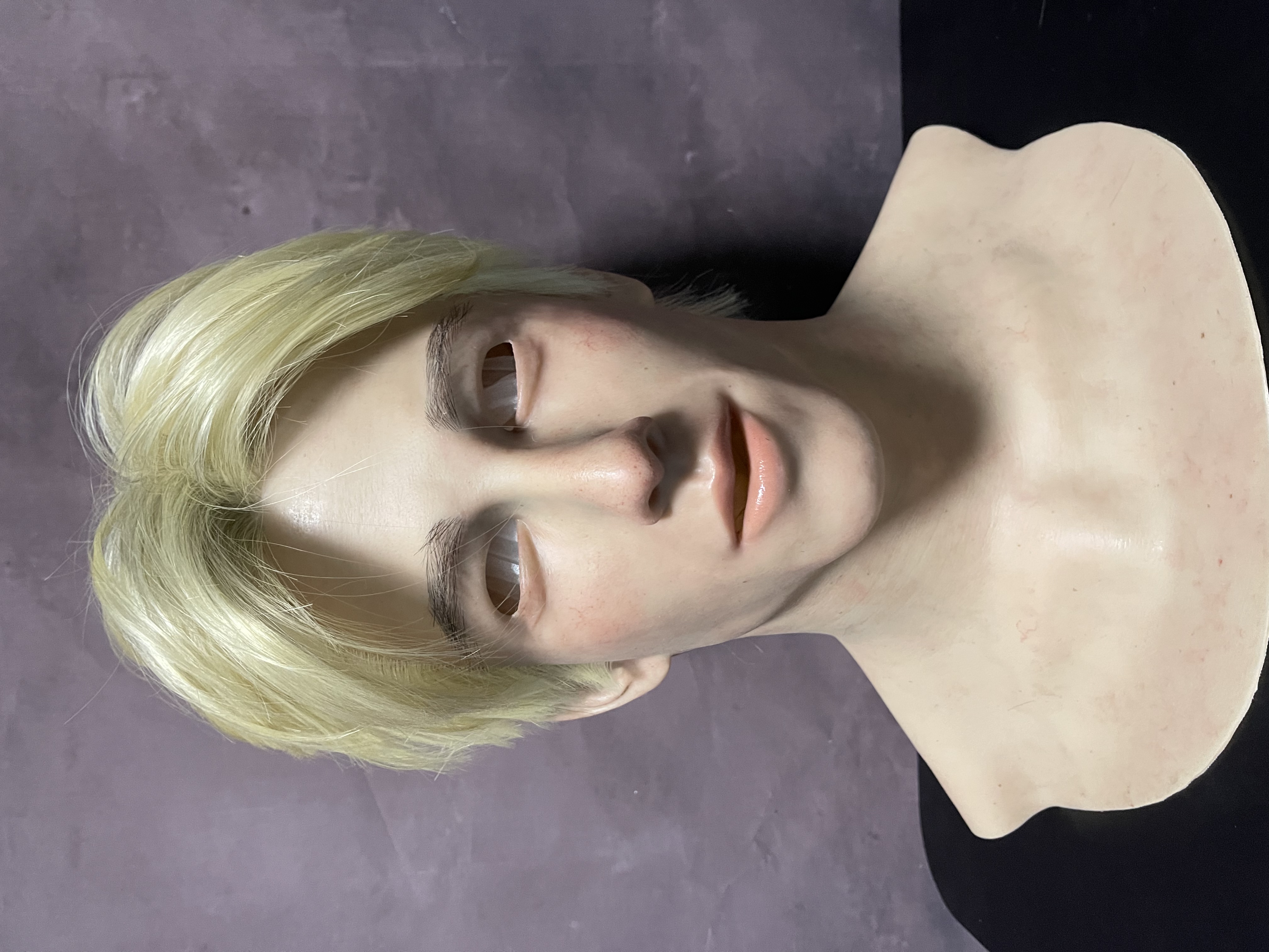 Handsome man silicone mask