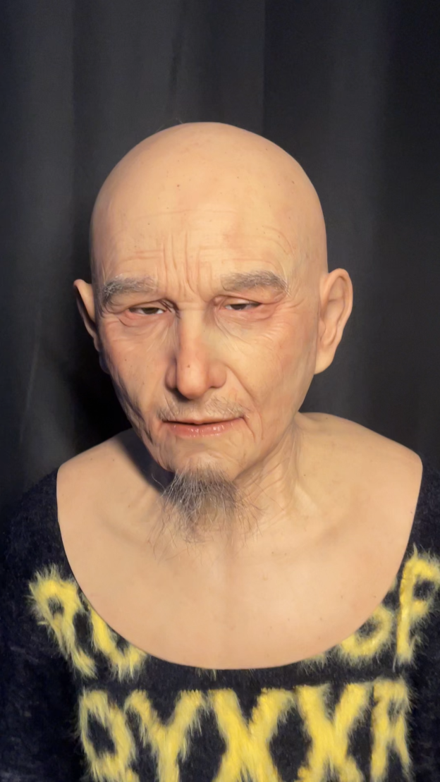 Old Grandpa with a Beard