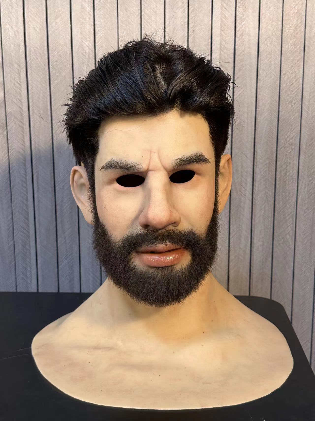 Brother with a beard