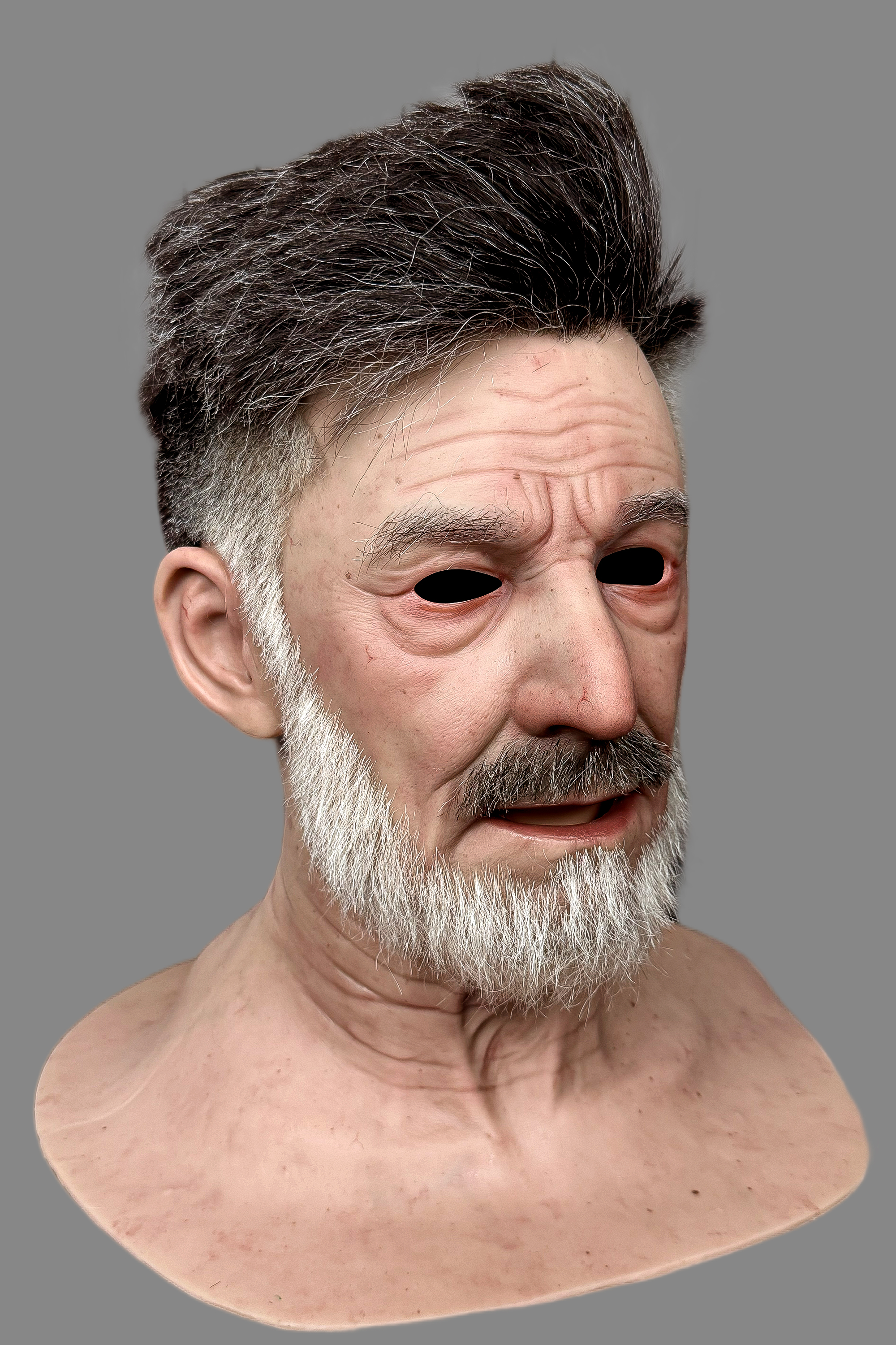 Ente Realistic Silicone Mask – Full Head Male Mask for Cosplay & Halloween