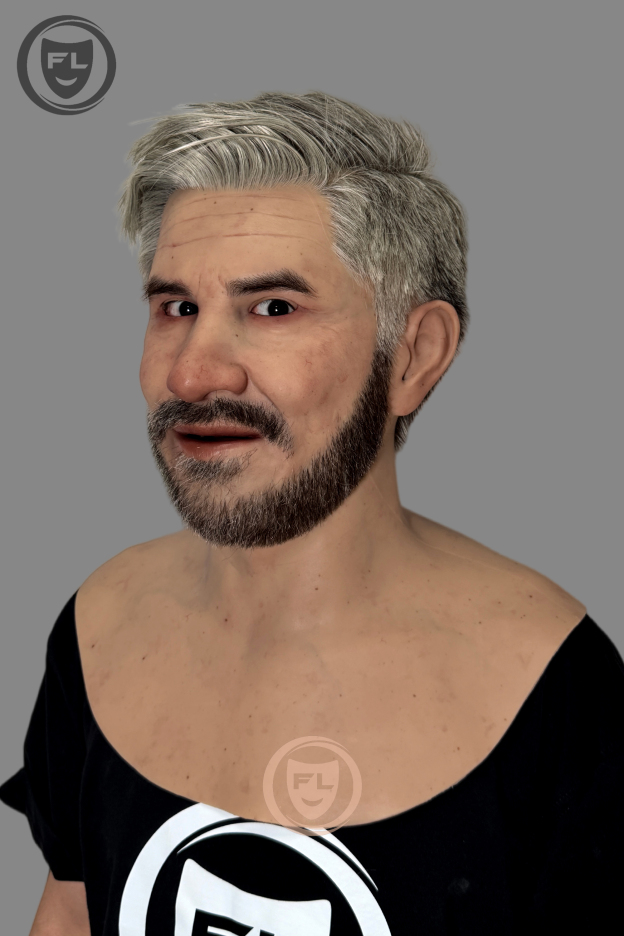 Full head male silicone mask realistic transformation