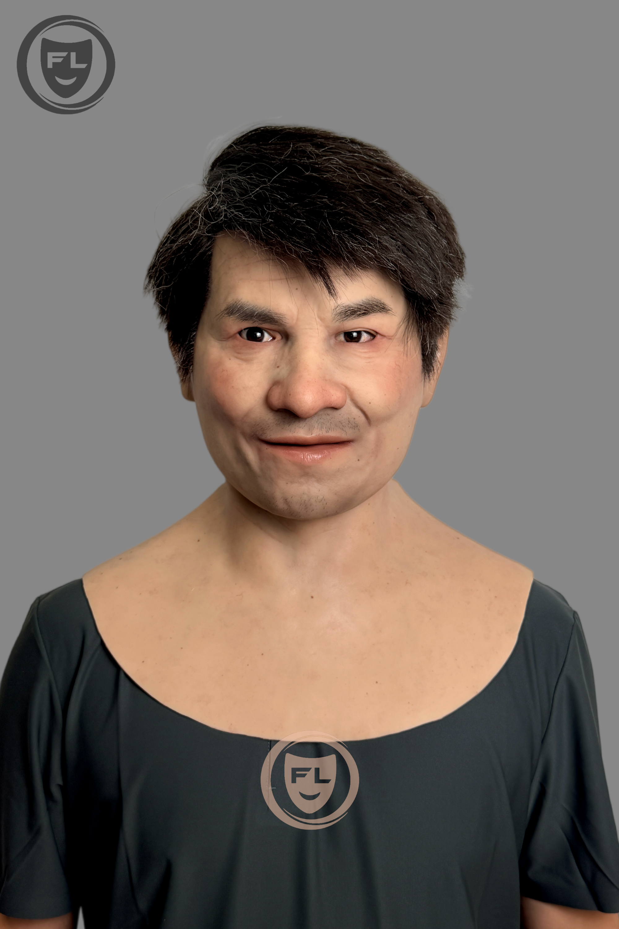 Realistic Male Silicone Mask – Full Head Human Disguise