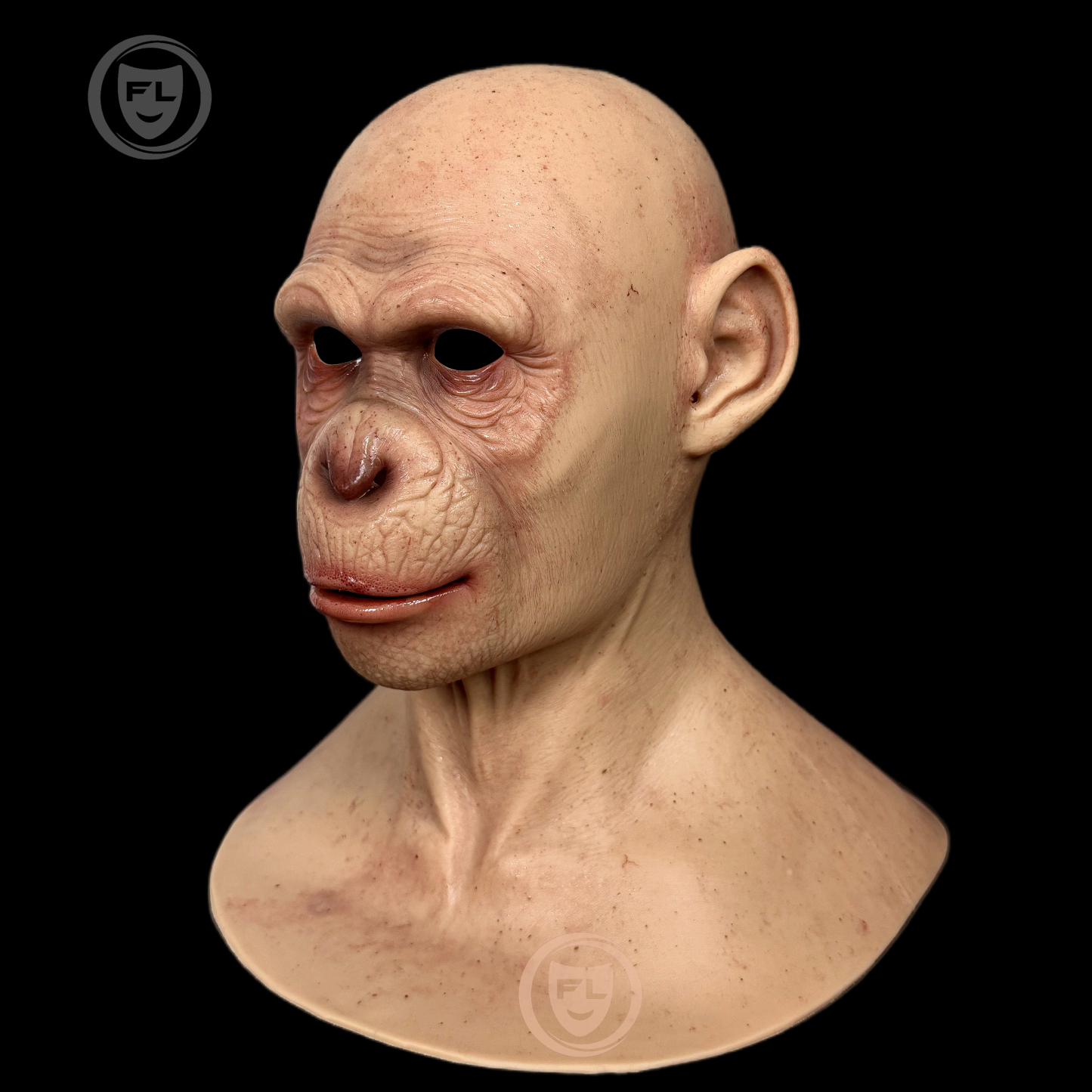 Human Monkey Hybrid Silicone Mask | Ultra Realistic Full Head Cosplay Mask