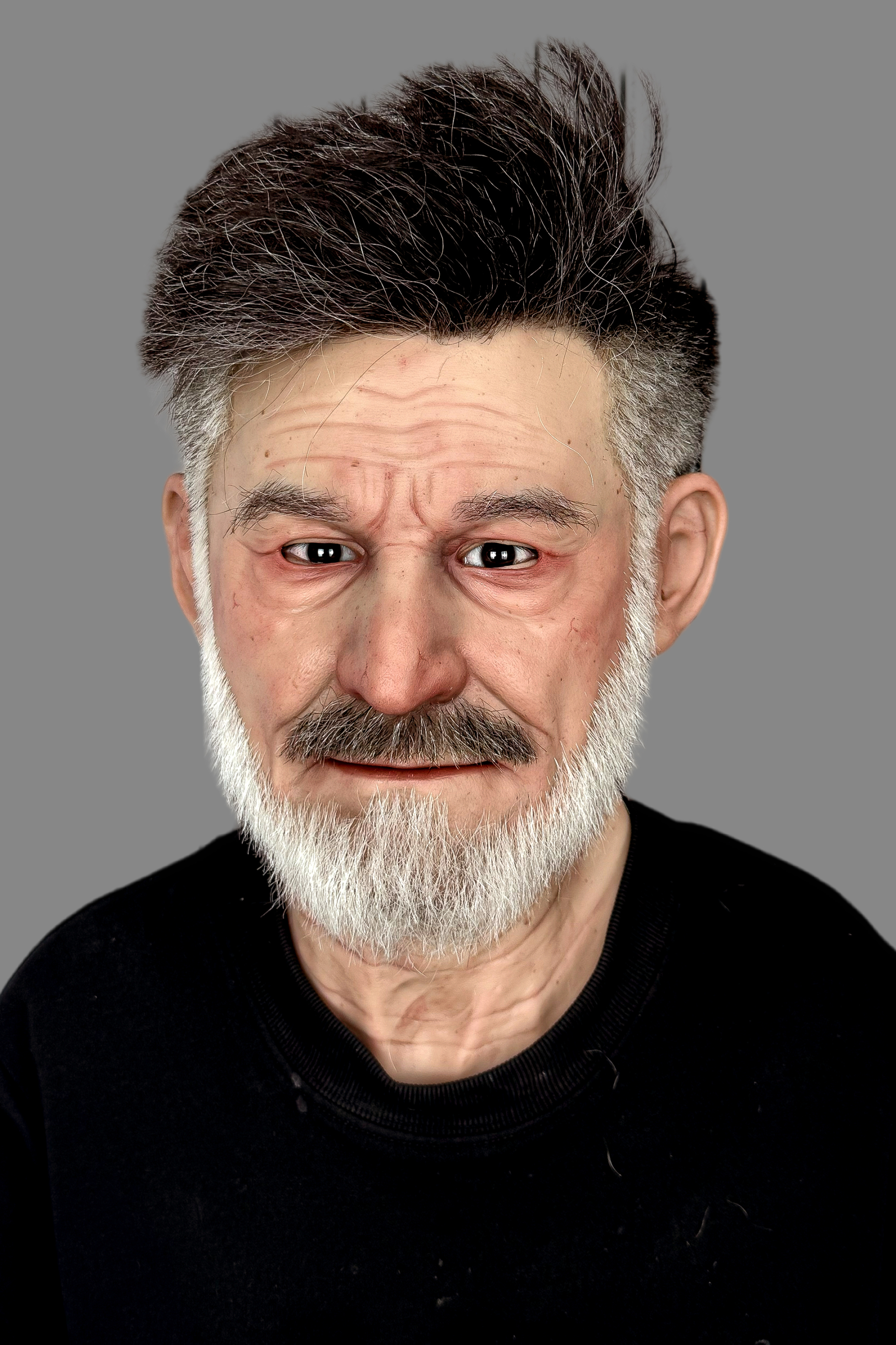 Ente Realistic Silicone Mask – Full Head Male Mask for Cosplay & Halloween