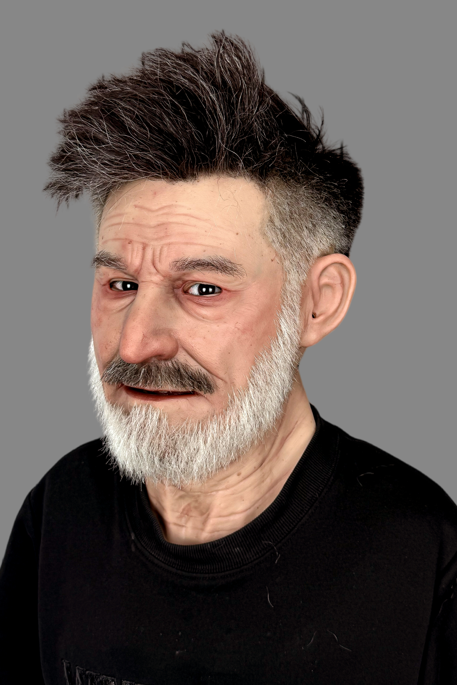 Ente Realistic Silicone Mask – Full Head Male Mask for Cosplay & Halloween