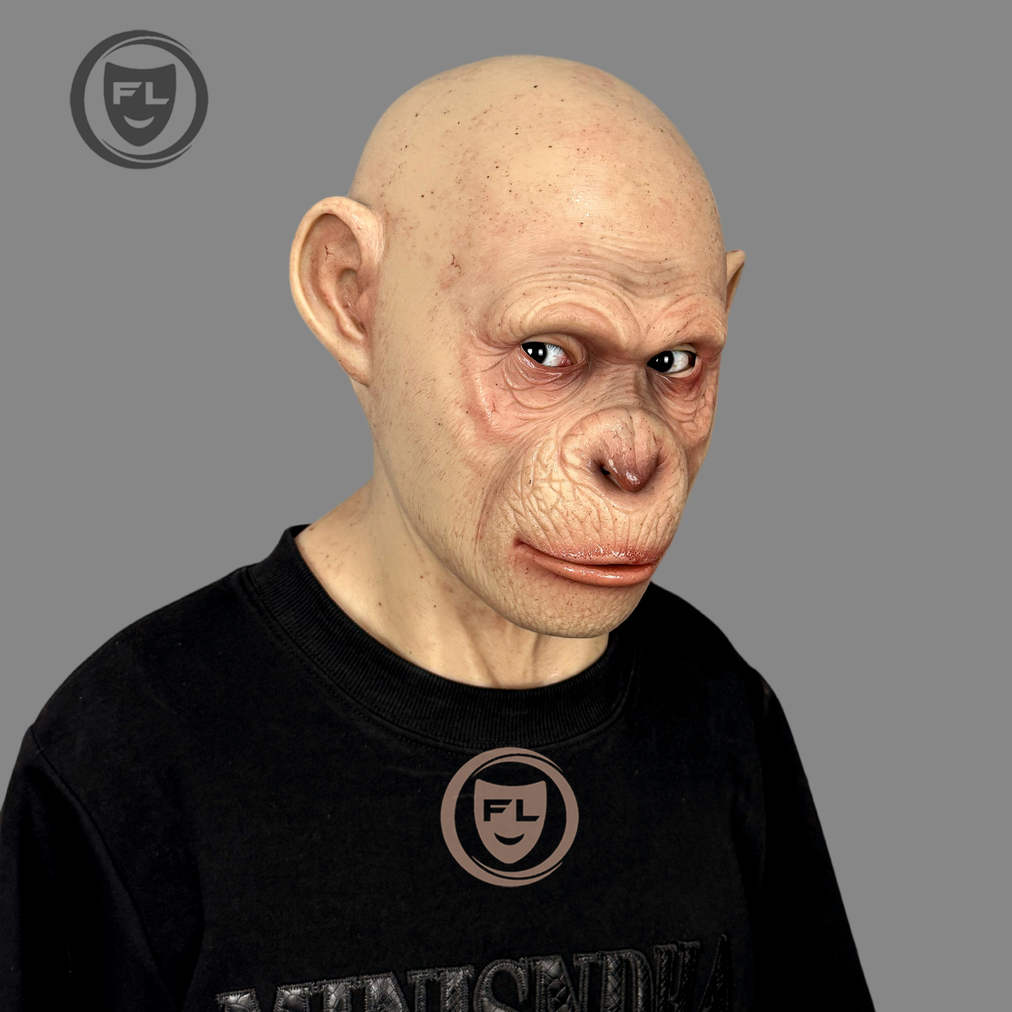 Human Monkey Hybrid Silicone Mask | Ultra Realistic Full Head Cosplay Mask