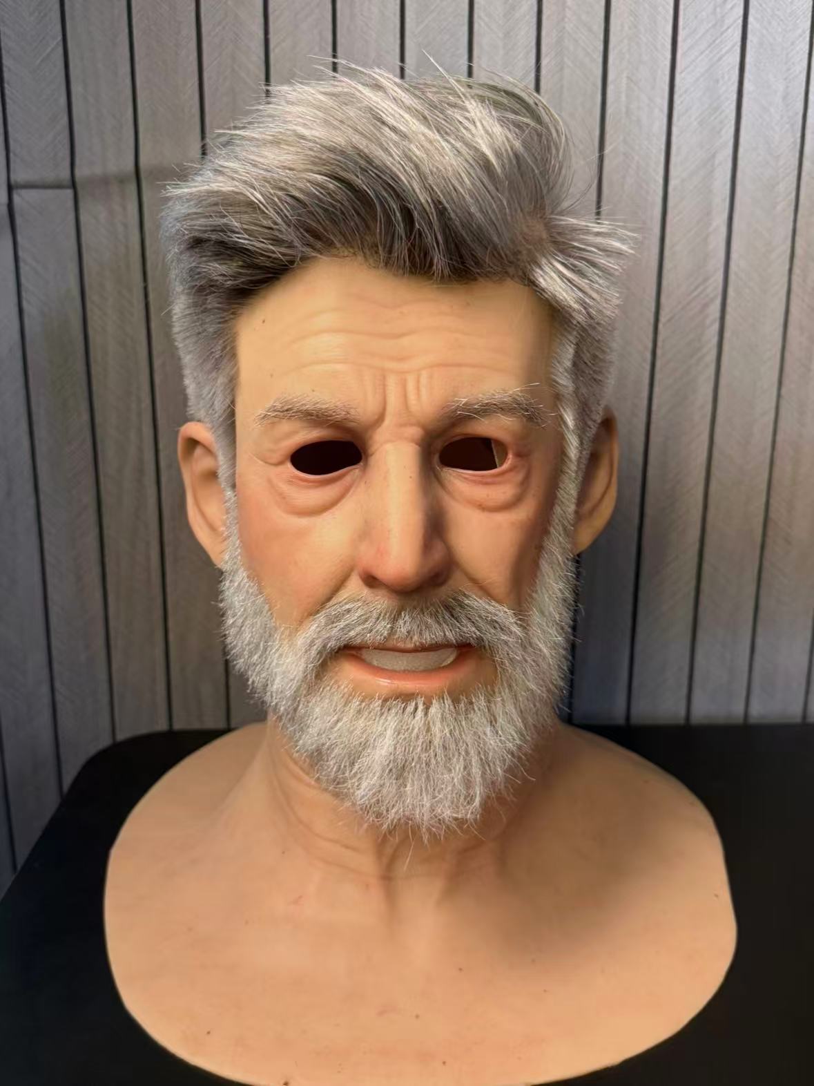 Full head male silicone cosplay mask