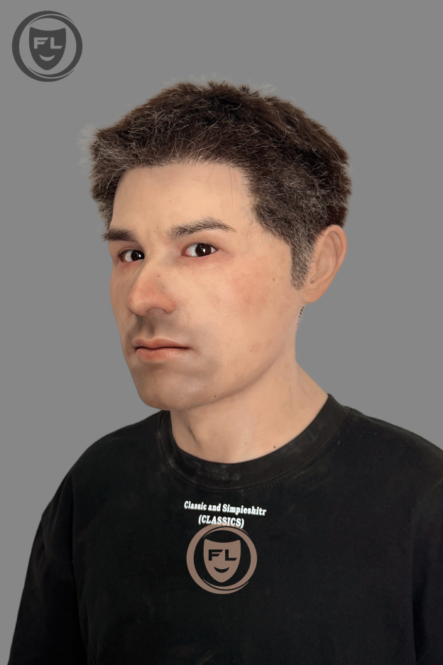 Full head male disguise silicone mask
