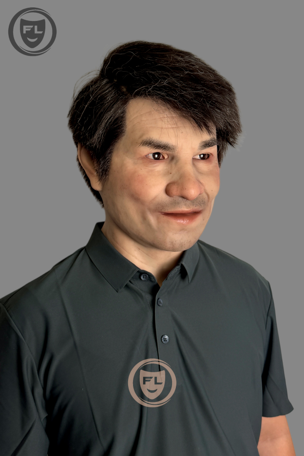 Full head young male disguise silicone mask