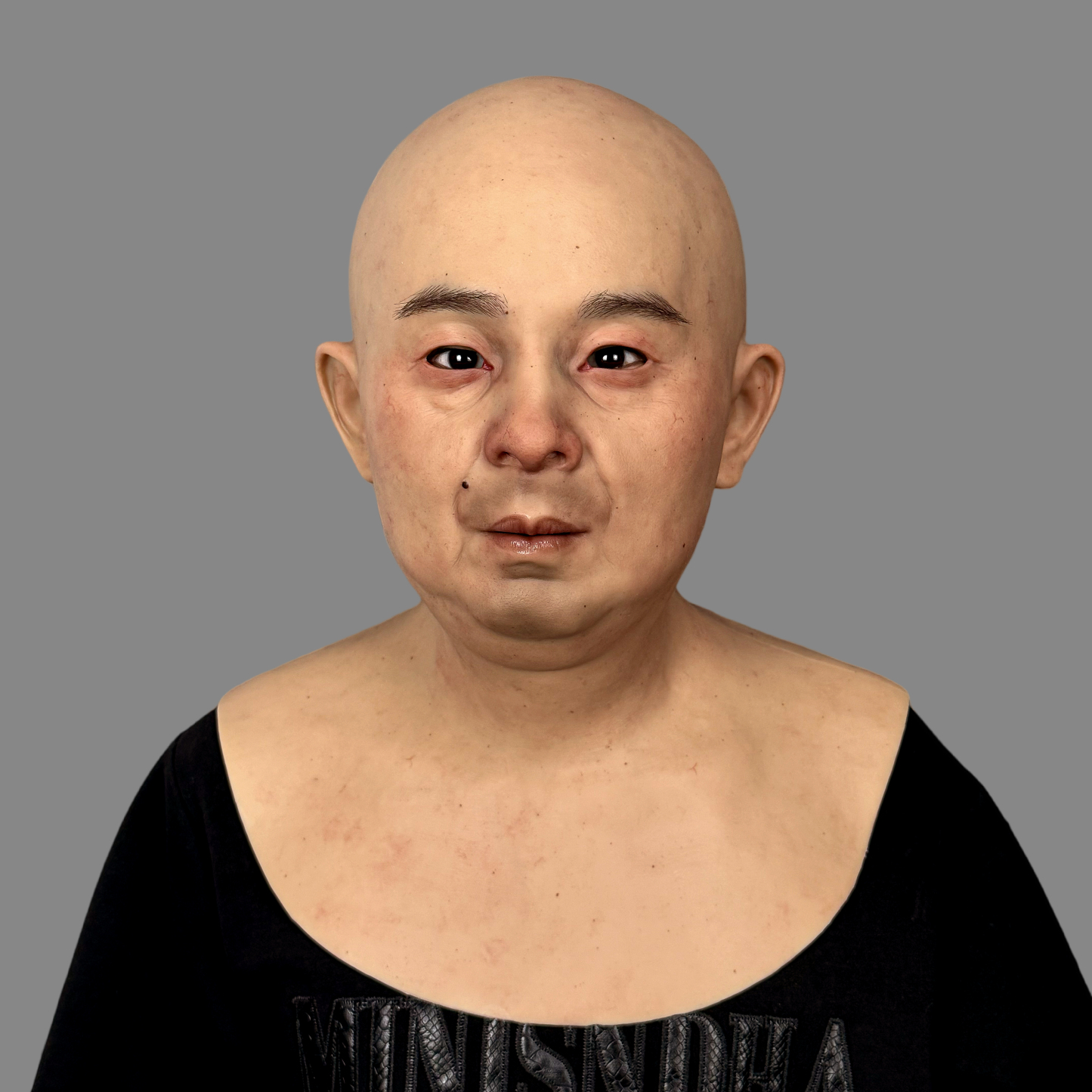 Realistic Middle-Aged Silicone Full Head Mask for Cosplay – Fei Lang