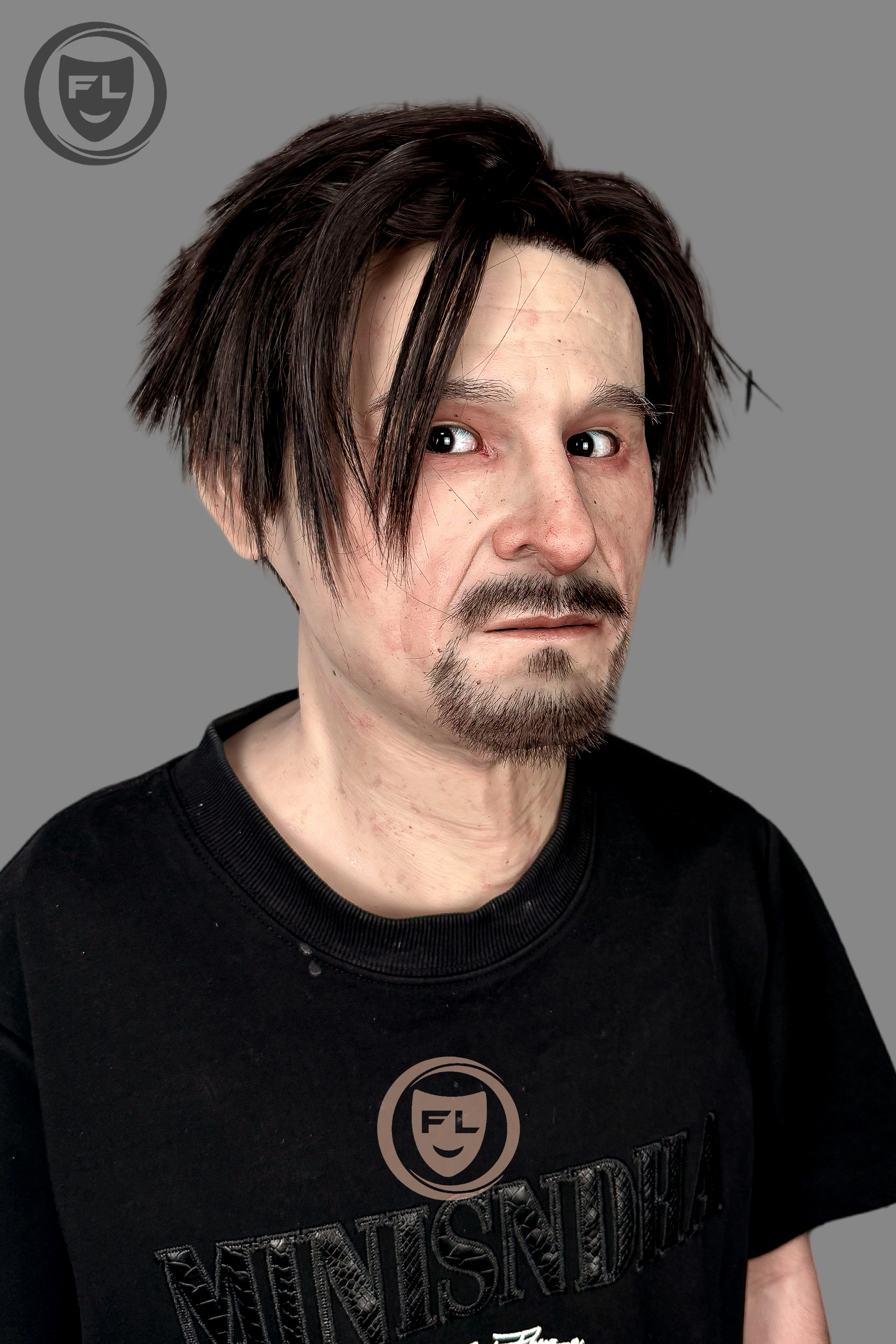 Hunter Ultra Realistic Silicone Mask – Full Head Cosplay, Halloween & Film Prop