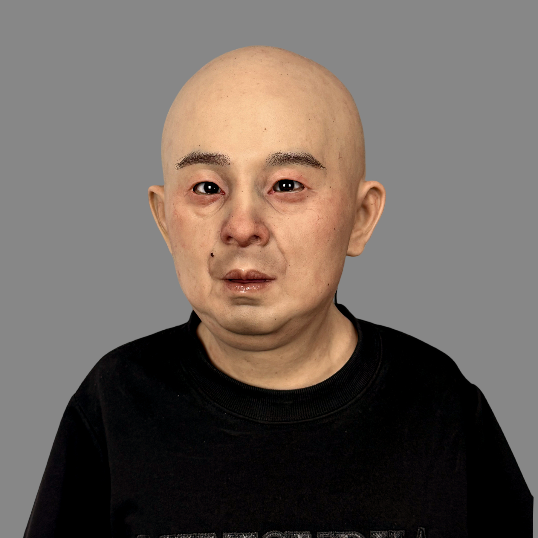 Realistic Middle-Aged Silicone Full Head Mask for Cosplay – Fei Lang