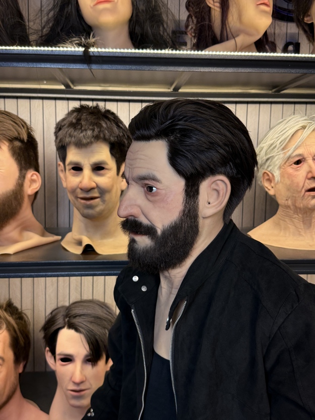 Babylon Silicone Mask with Beard for Cosplay & Halloween