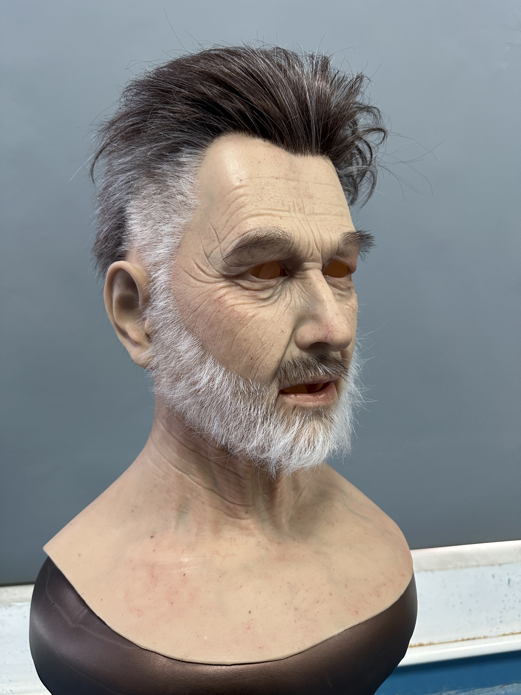 Handsome old grandpa