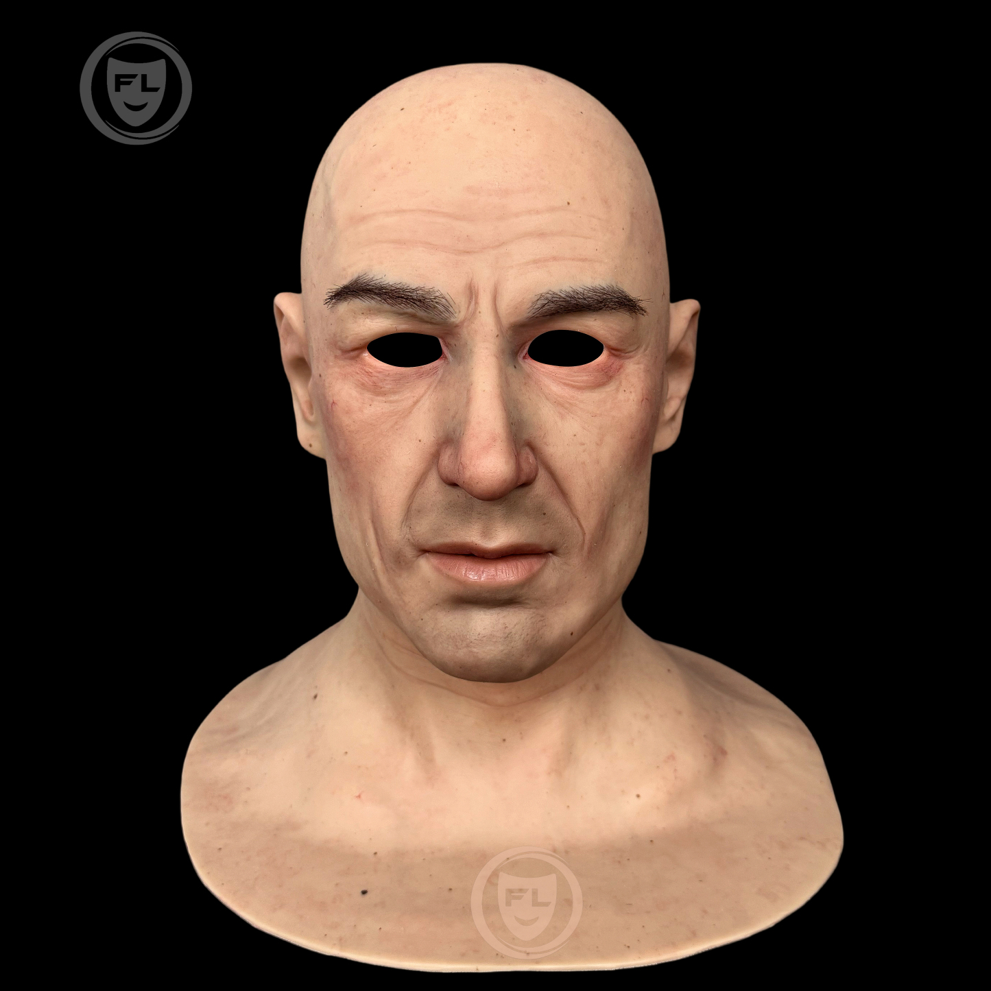 Lucas Ultra Realistic Elderly Silicone Mask | Full Head Old Man Cosplay Mask