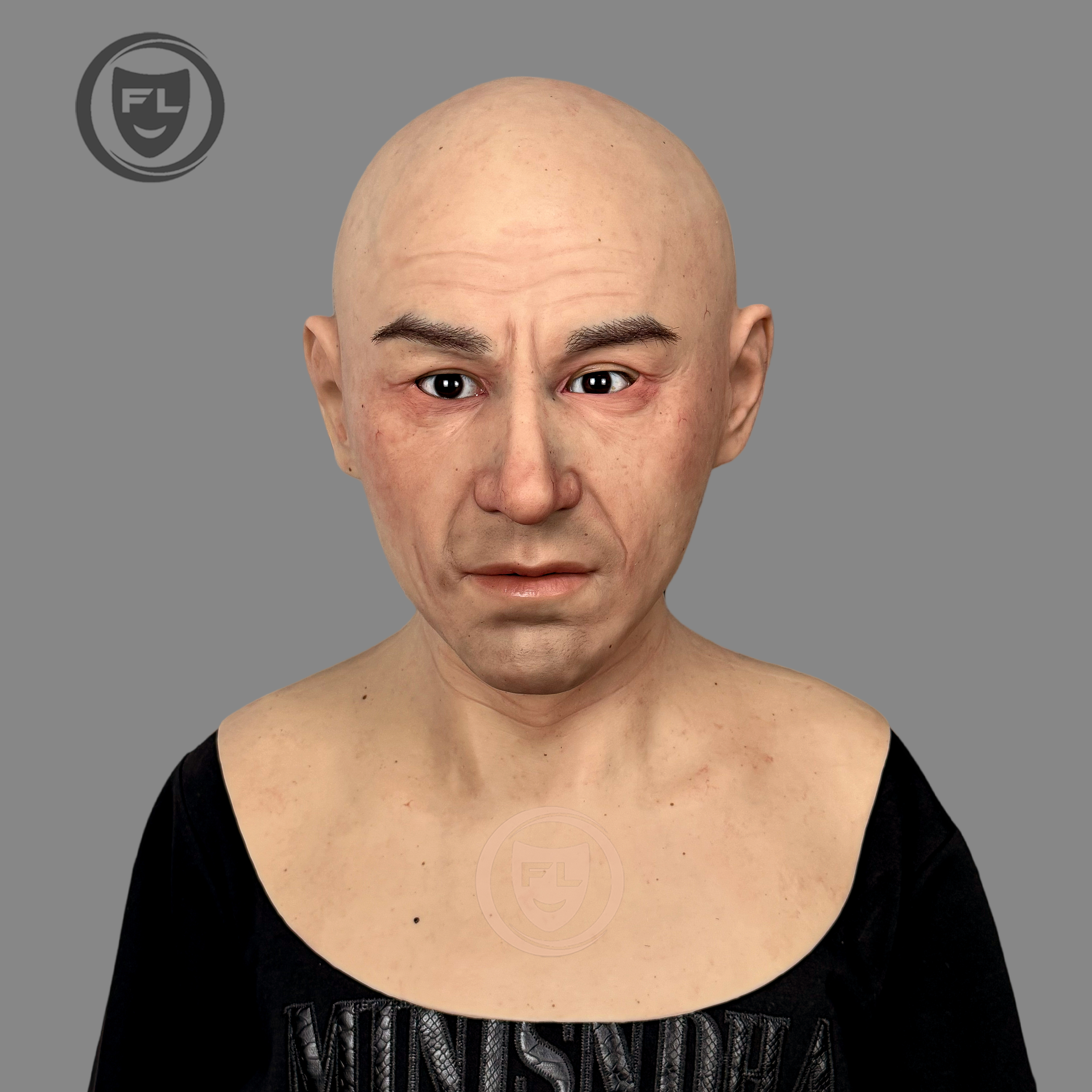 Lucas Ultra Realistic Elderly Silicone Mask | Full Head Old Man Cosplay Mask