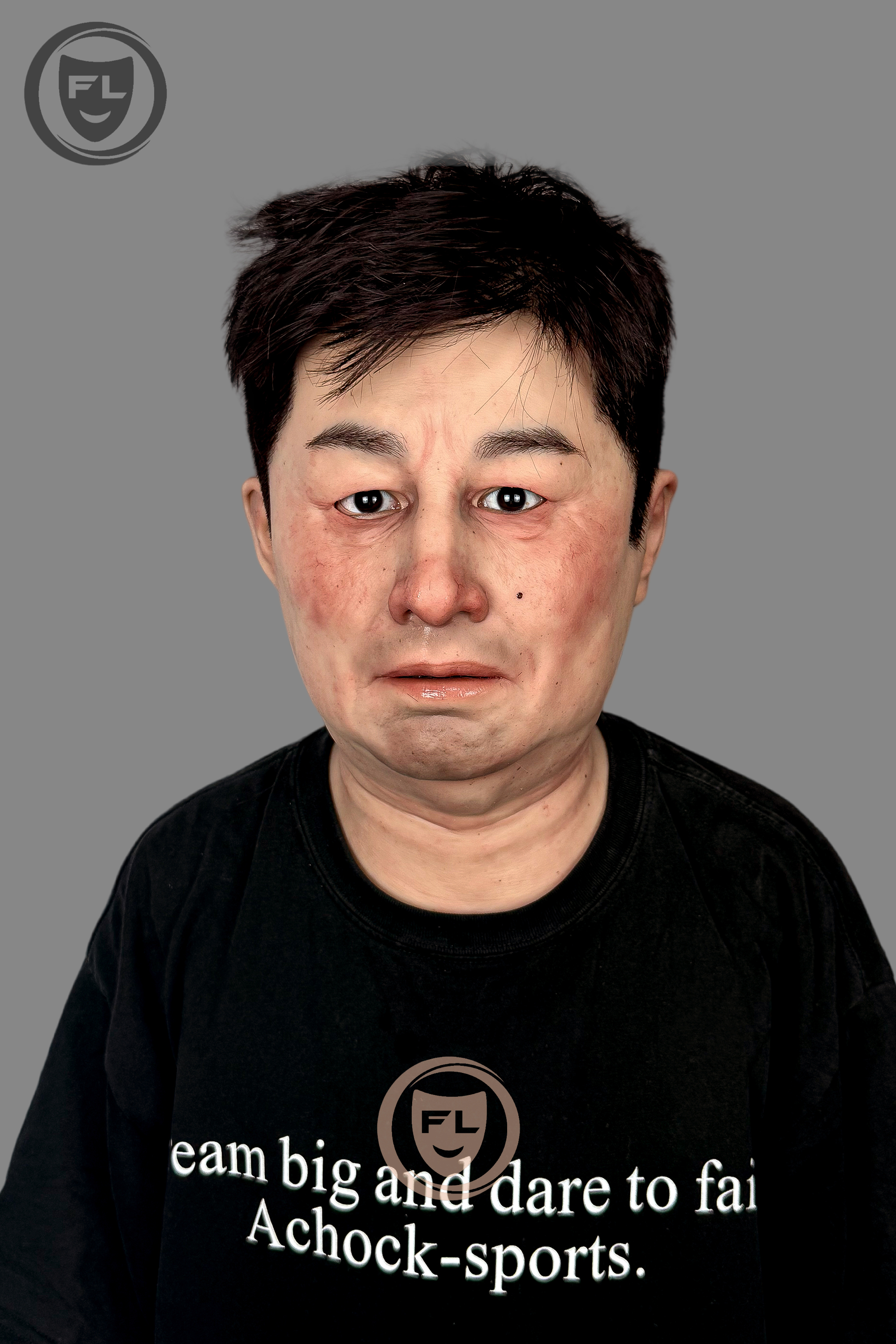 Lais Ultra Realistic Silicone Mask – Full Head Male Cosplay & Halloween Film Prop