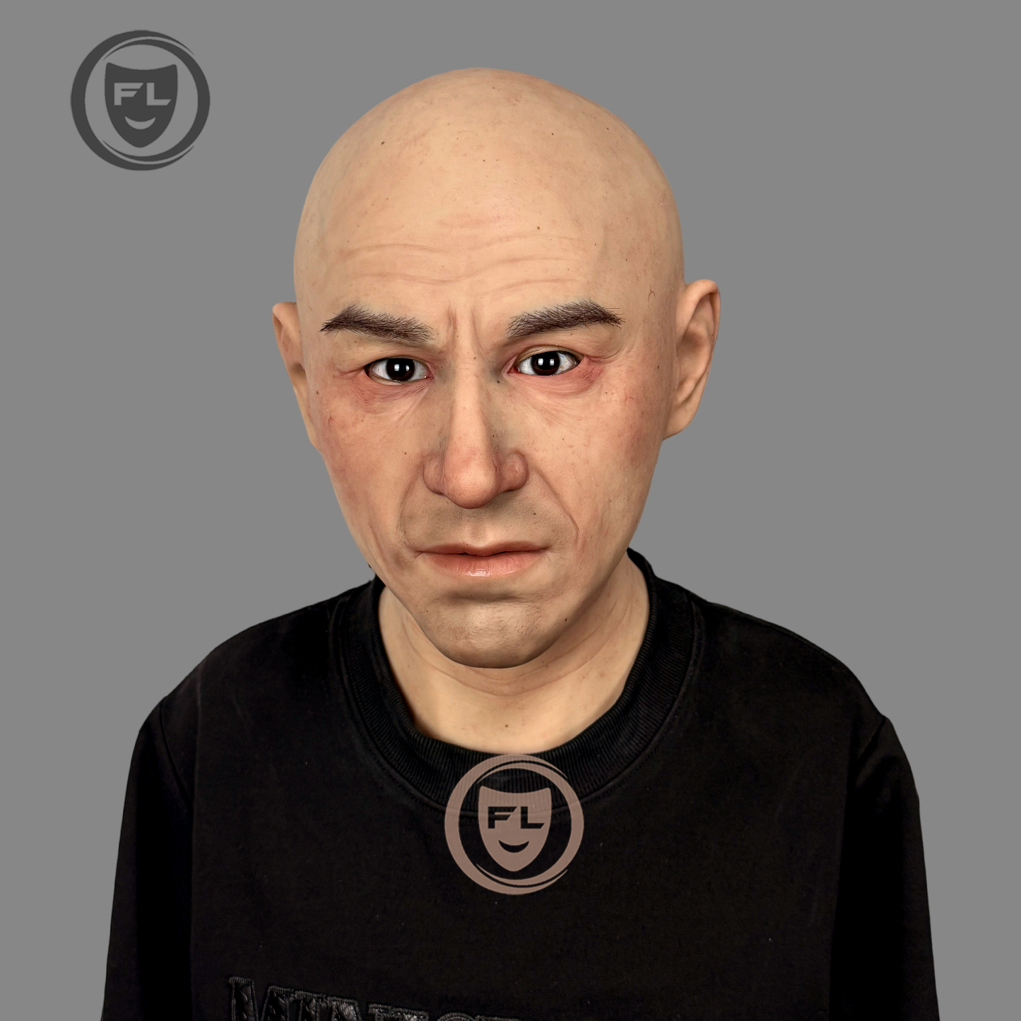 Lucas Ultra Realistic Elderly Silicone Mask | Full Head Old Man Cosplay Mask