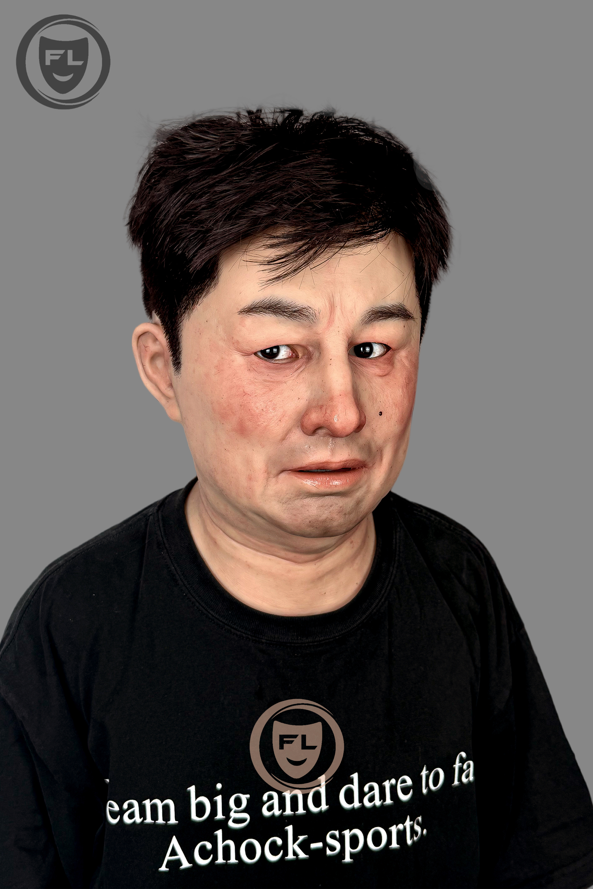 Lais Ultra Realistic Silicone Mask – Full Head Male Cosplay & Halloween Film Prop