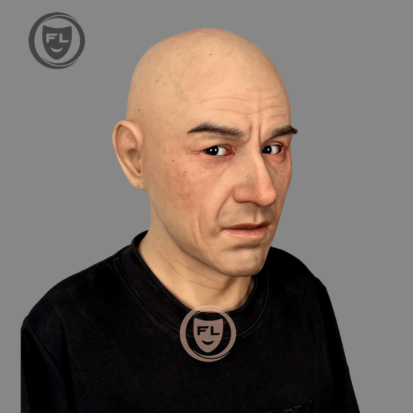 Lucas Ultra Realistic Elderly Silicone Mask | Full Head Old Man Cosplay Mask