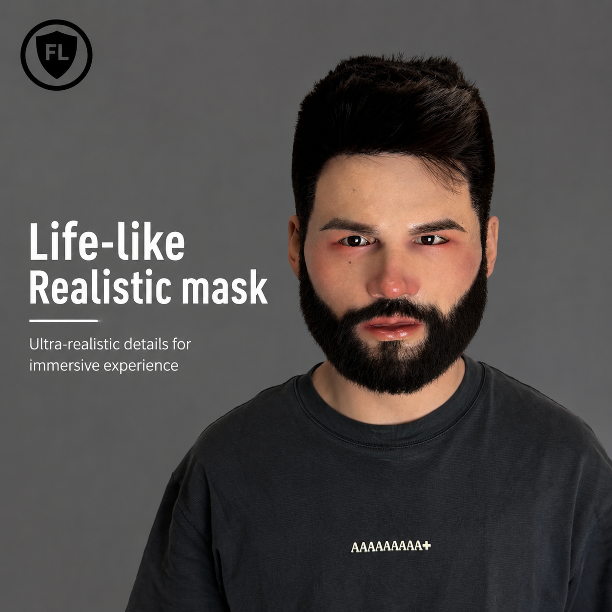 ultra realistic male disguise silicone mask