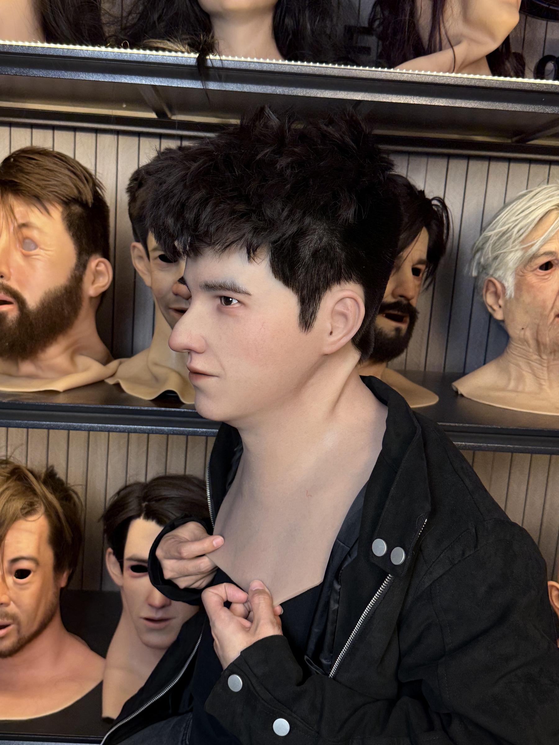 Edward Silicone Mask – Realistic Young Male Full Head Cosplay Prop