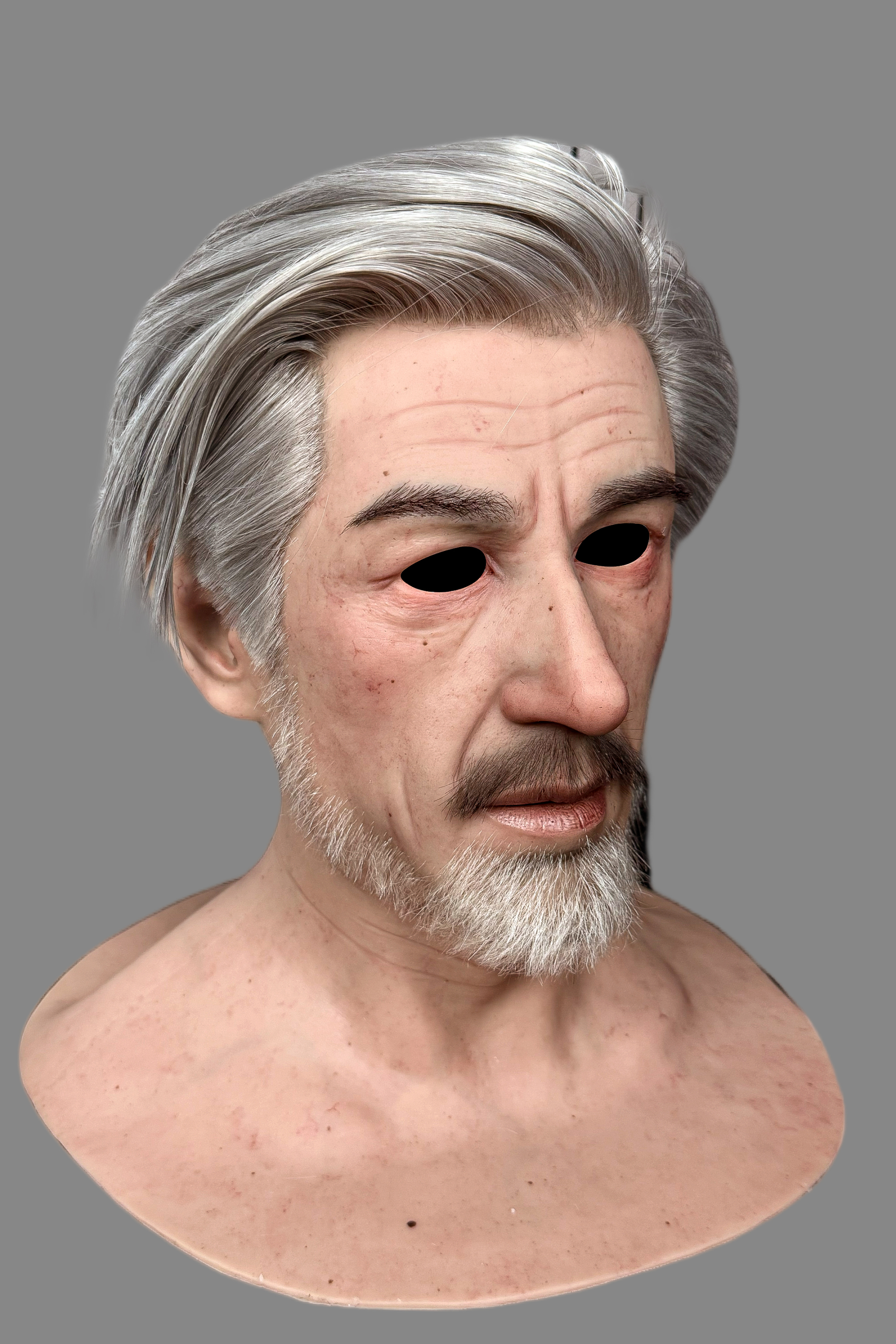 Babylon Realistic Silicone Mask – Full Head Male Face Cover for Cosplay