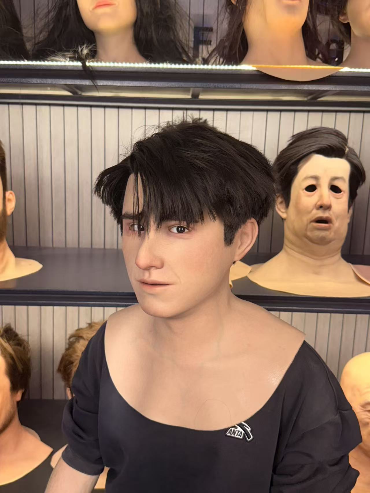 Edward Silicone Mask – Realistic Young Male Full Head Cosplay Prop