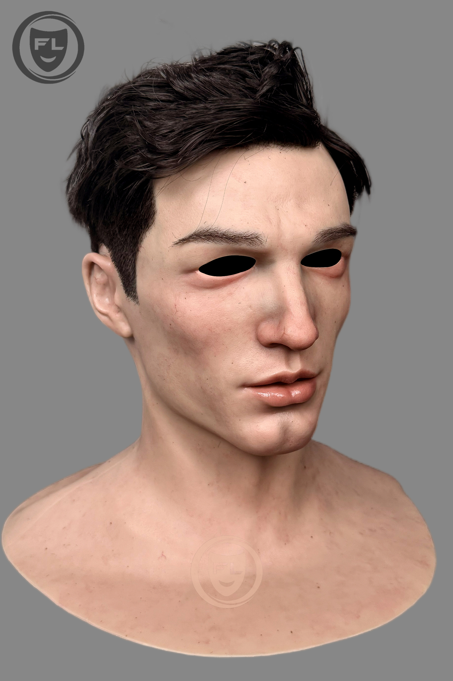 Light Ultra Realistic Silicone Mask – Full Head Cosplay, Halloween & Film Prop