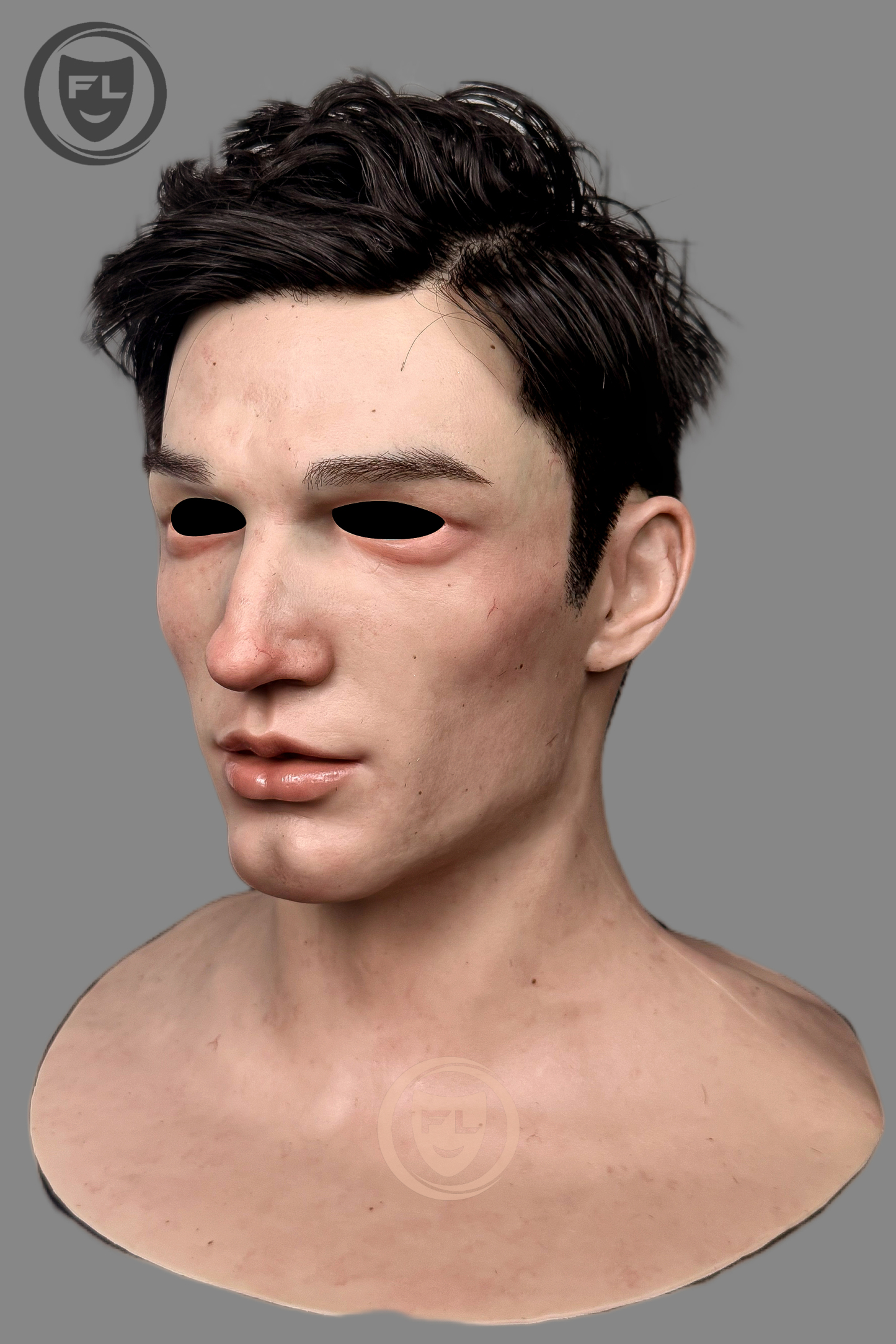 Light Ultra Realistic Silicone Mask – Full Head Cosplay, Halloween & Film Prop