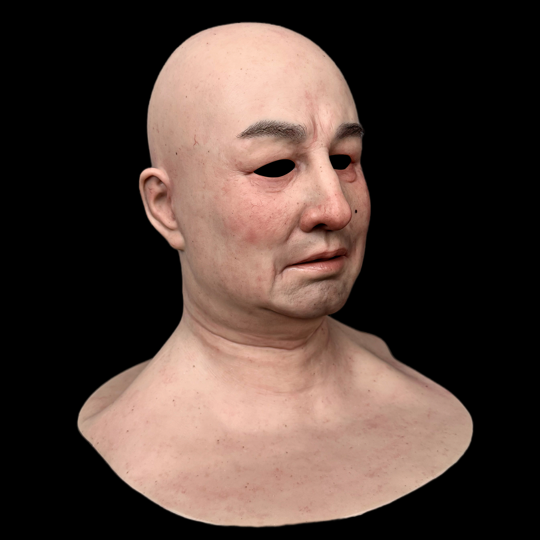 Elderly Full Head Silicone Mask for Halloween Cosplay – Fei Lang