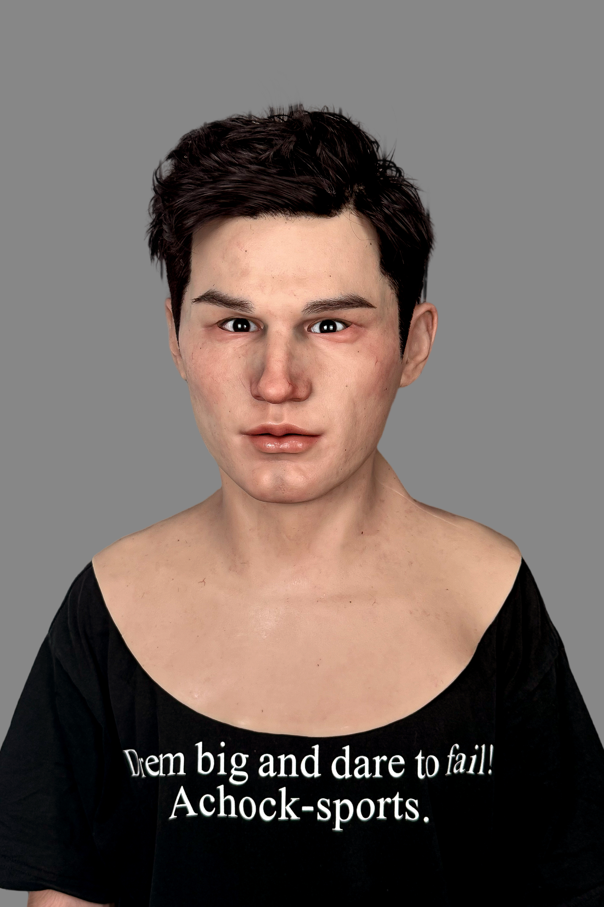 Light Realistic Silicone Mask – Full Head Male Mask for Cosplay & Halloween