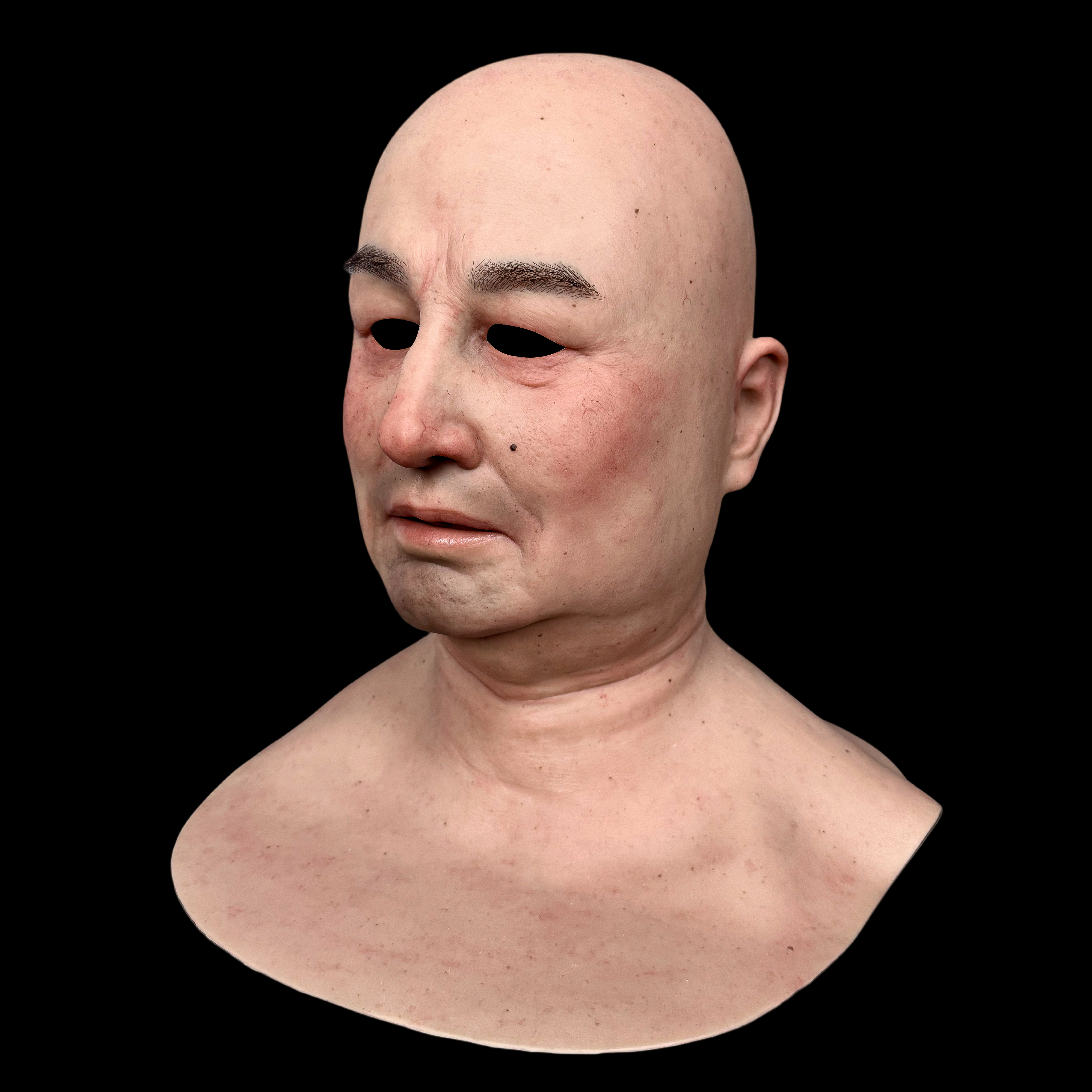 Elderly Full Head Silicone Mask for Halloween Cosplay – Fei Lang