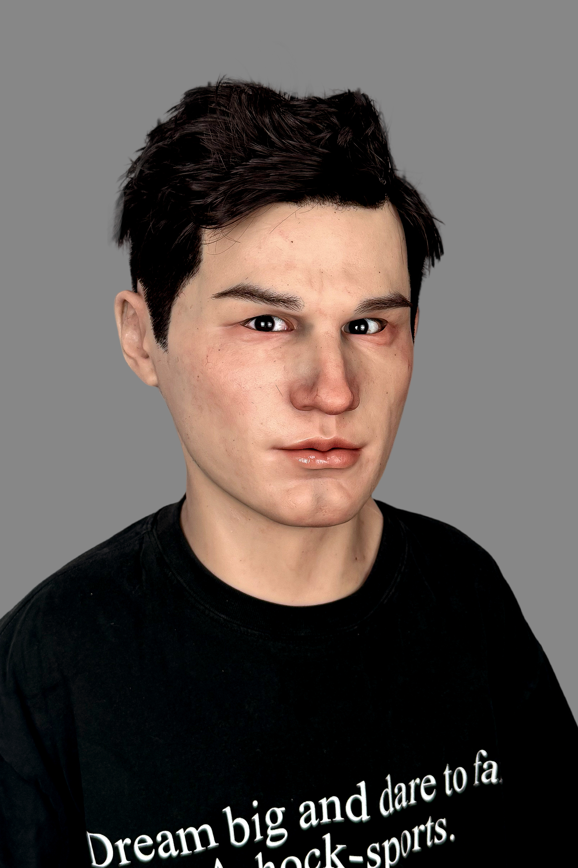 Light Realistic Silicone Mask – Full Head Male Mask for Cosplay & Halloween