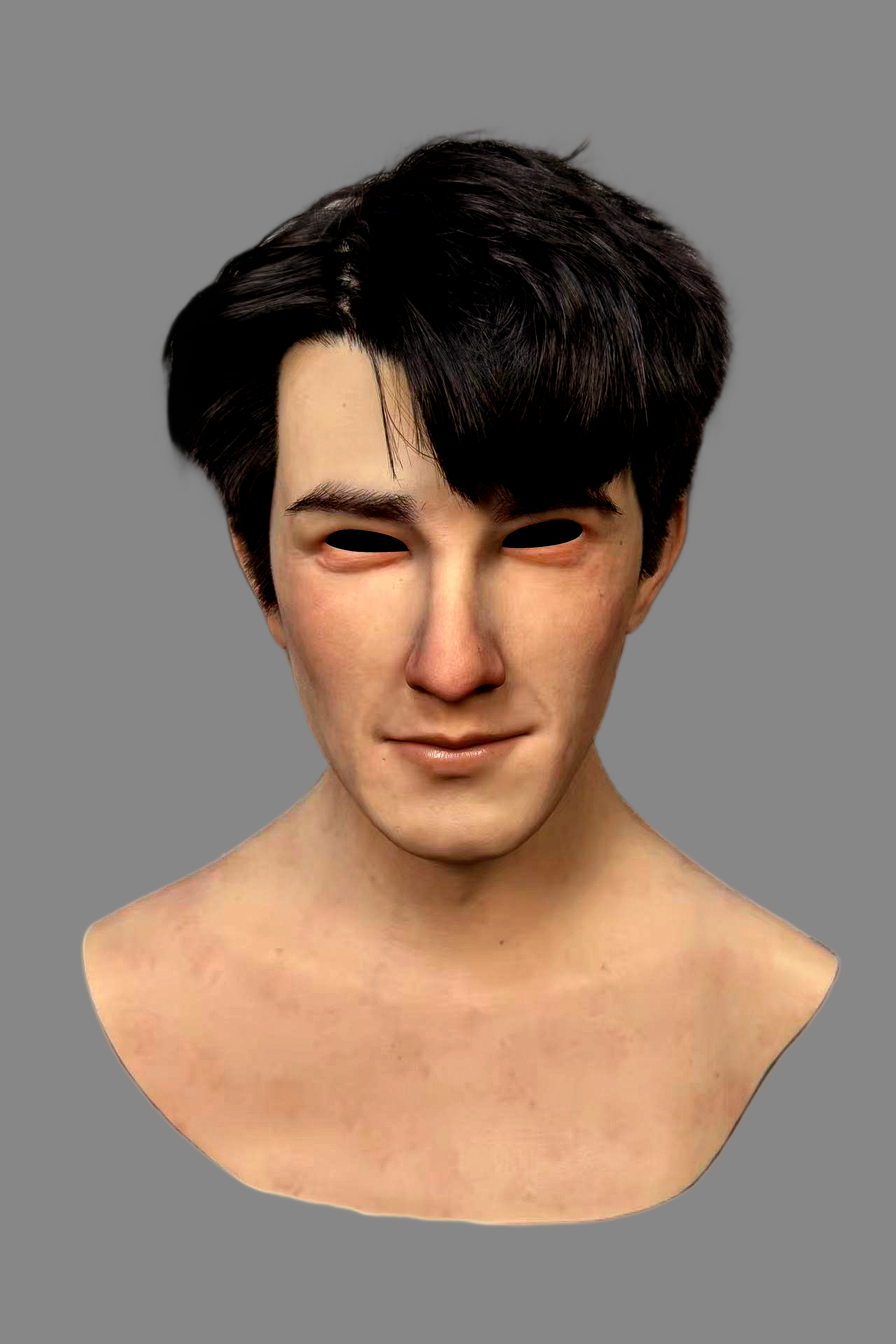 Edward Silicone Mask – Realistic Young Male Full Head Cosplay Prop