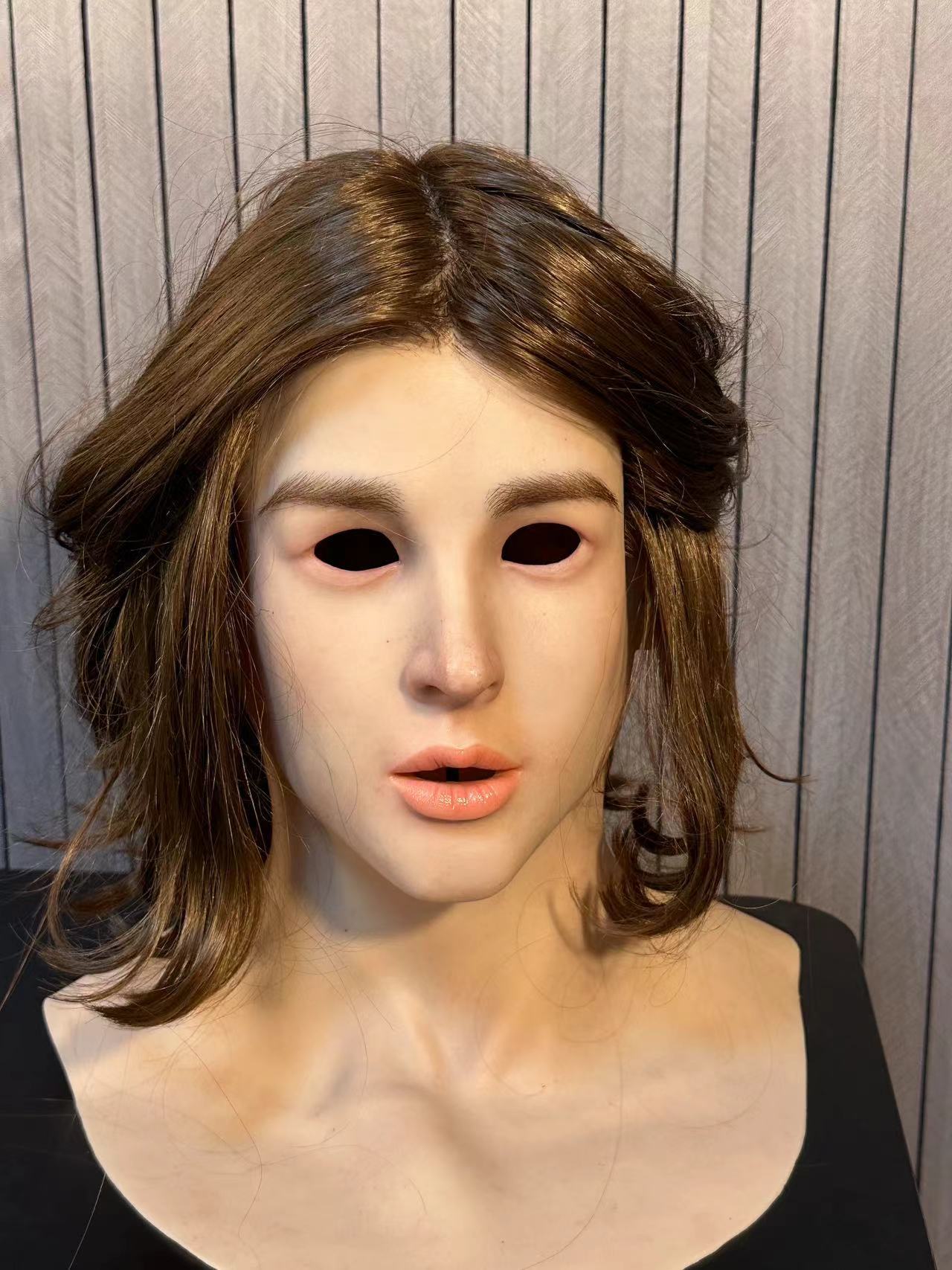 Beautiful woman with short hair